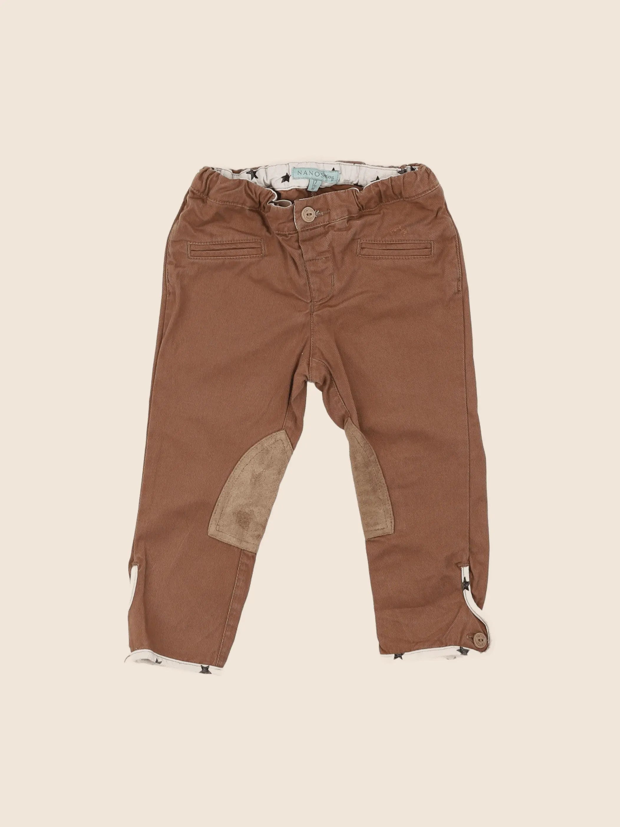 Nanos baby - pantalon marron - 12 mois