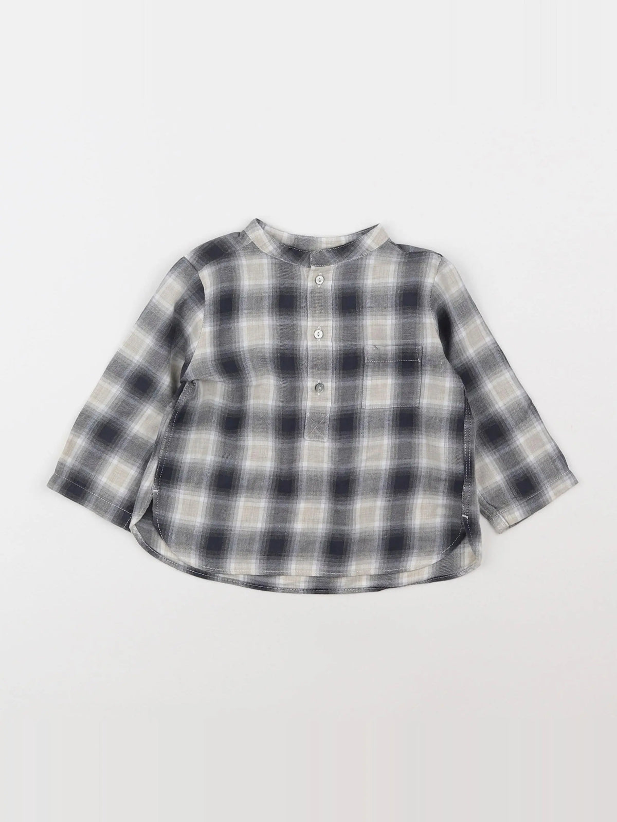 Bonton - chemise multicolore - 12 mois