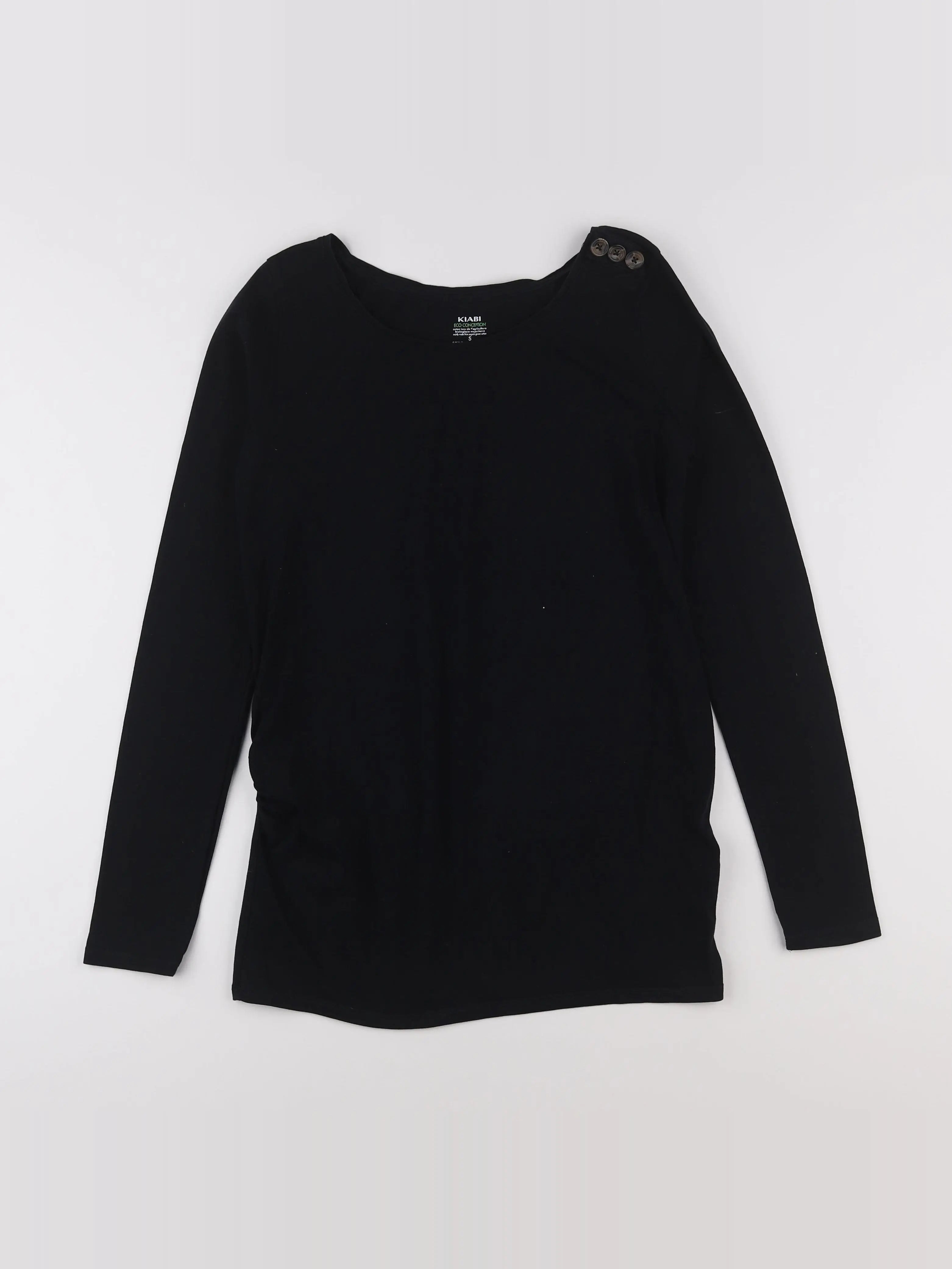 Kiabi - tee-shirt grossesse noir - 36