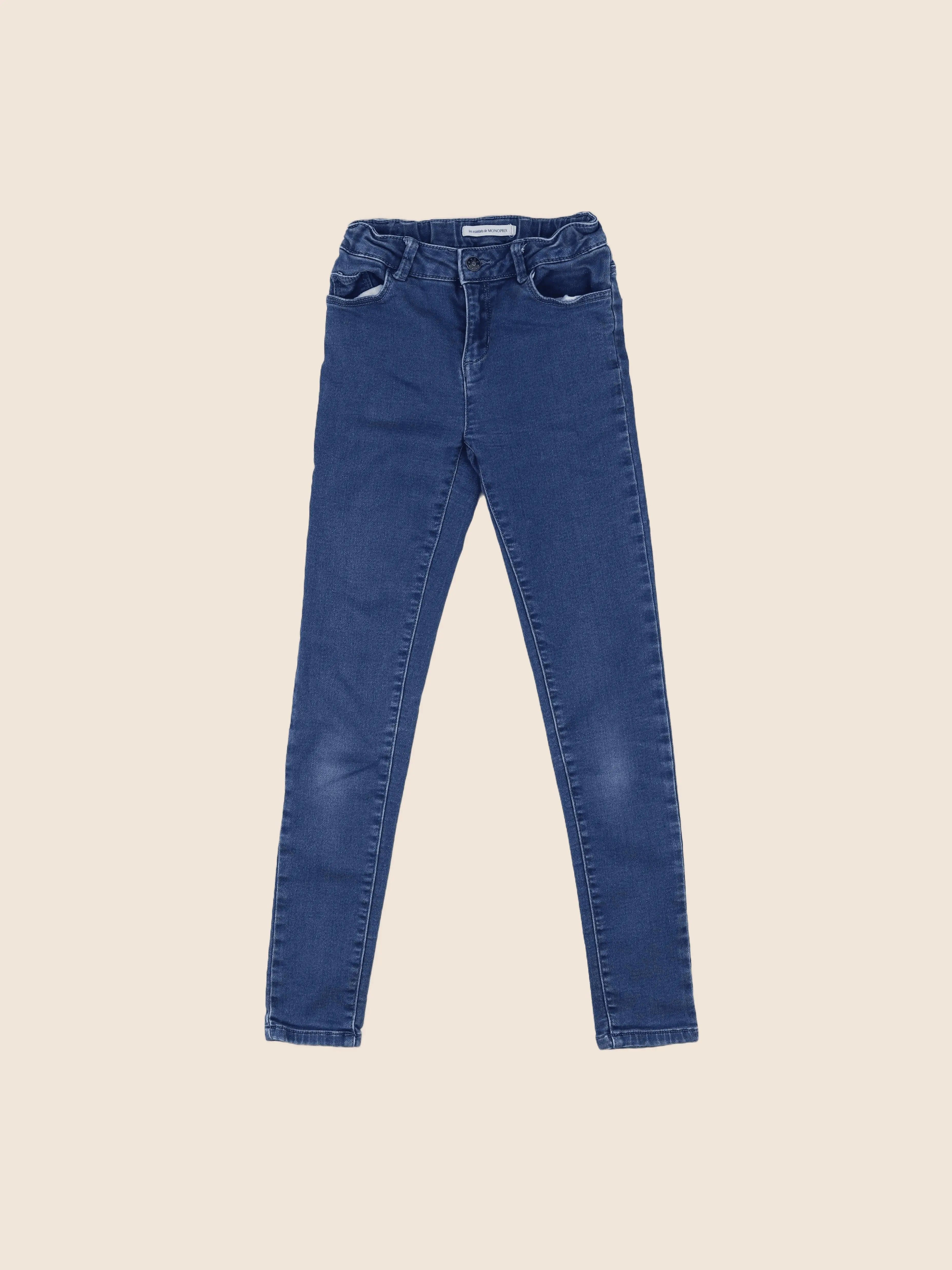 Monoprix - jean bleu - 10 ans