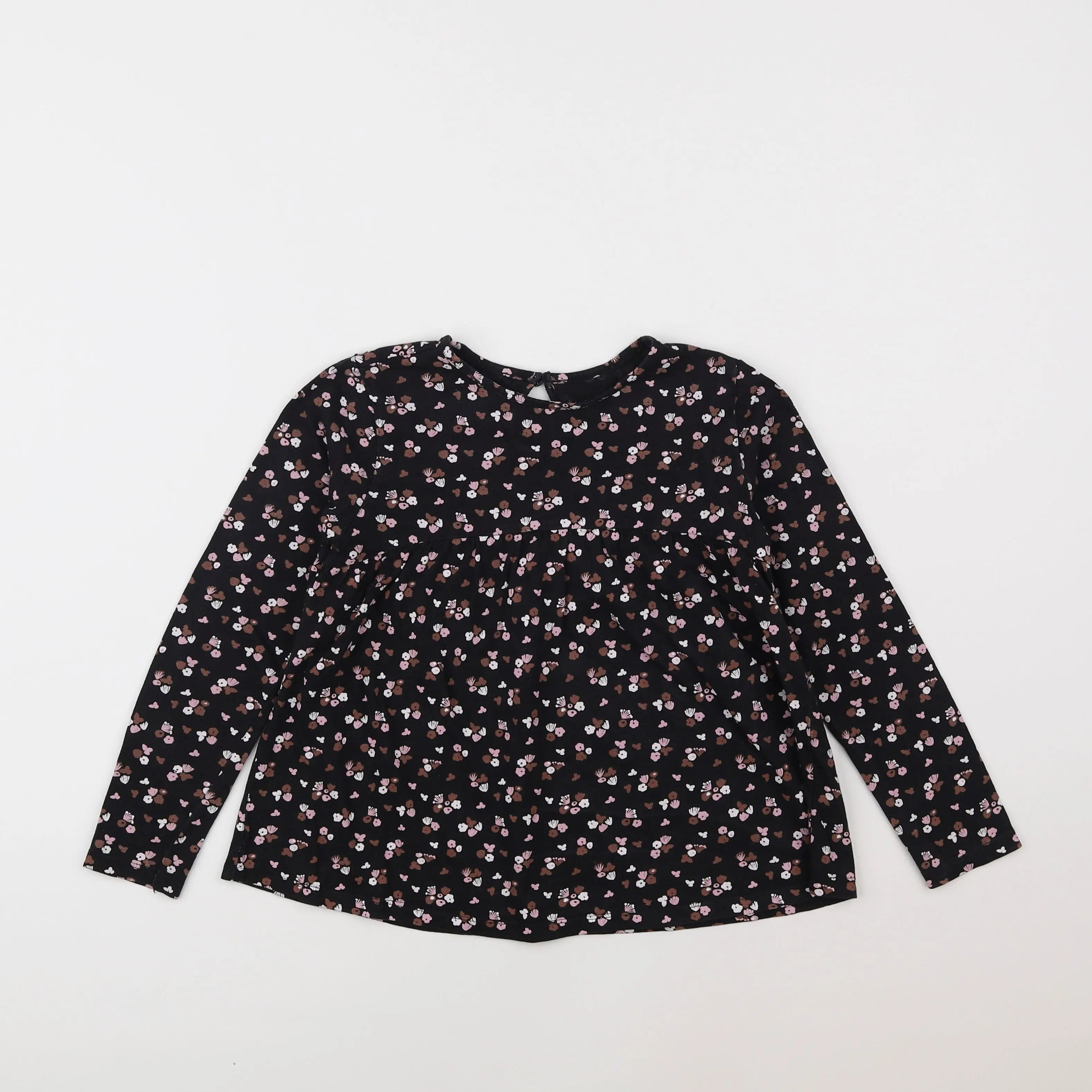 Vertbaudet - tee-shirt noir - 8 ans