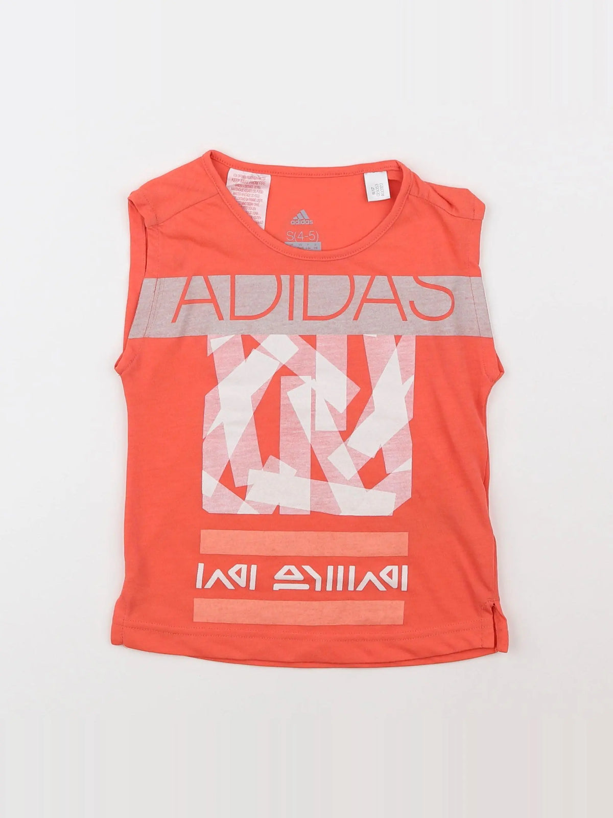 Adidas - débardeur orange - 5 ans