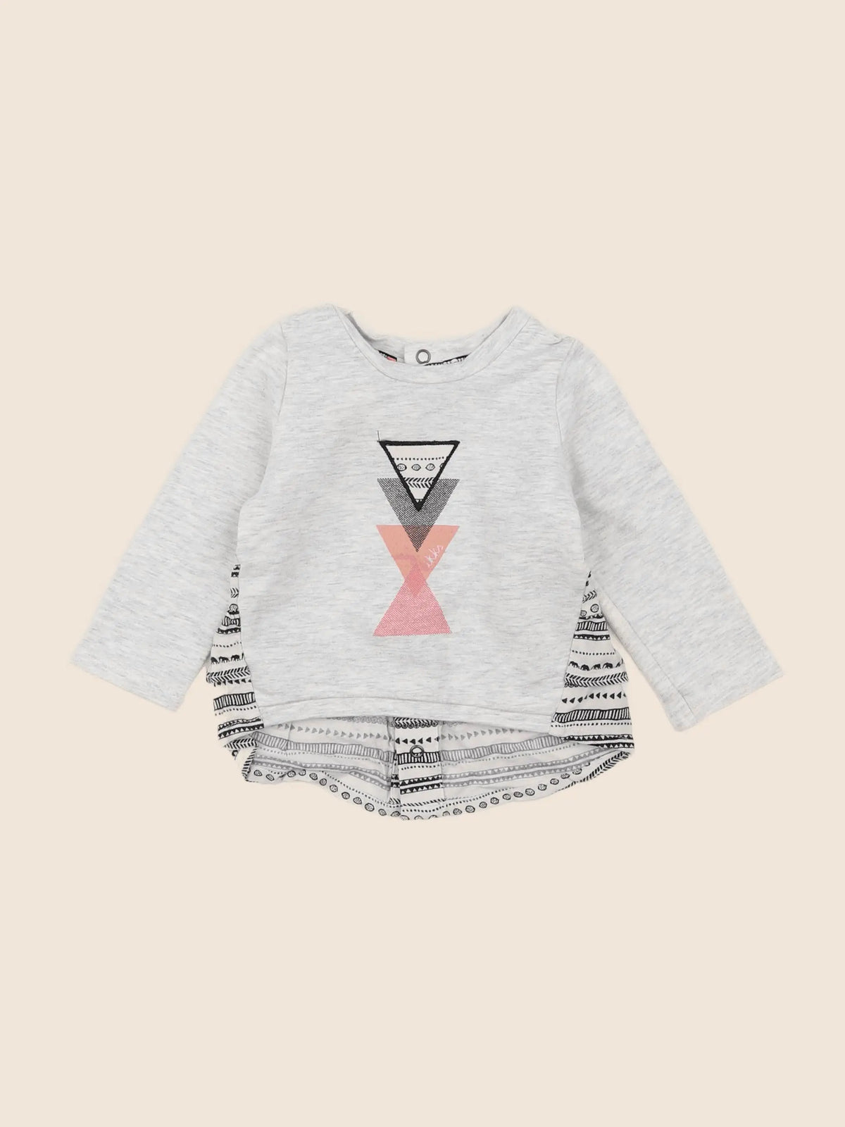 IKKS - tee-shirt gris - 6 mois