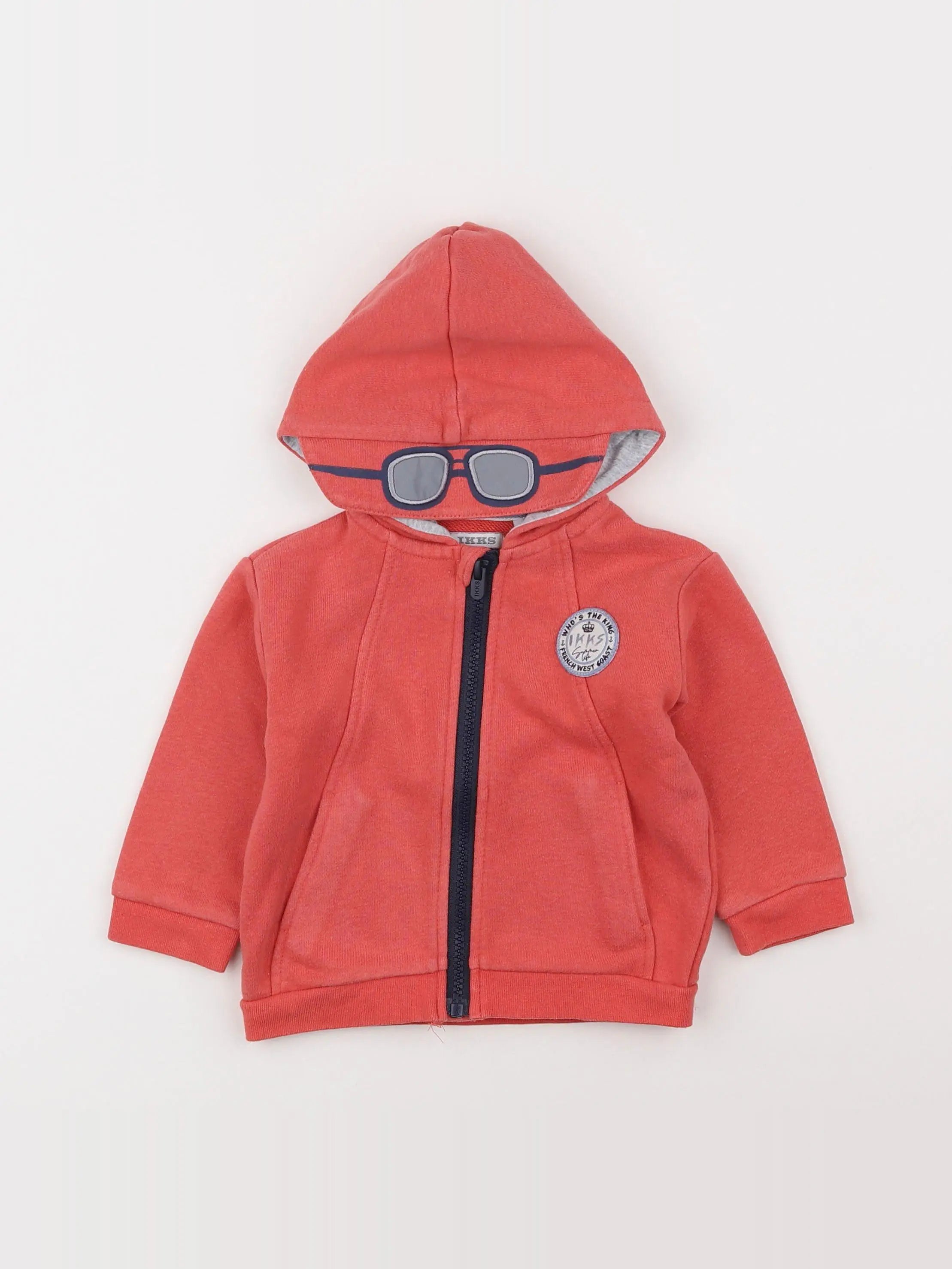 IKKS - sweat orange - 12 mois