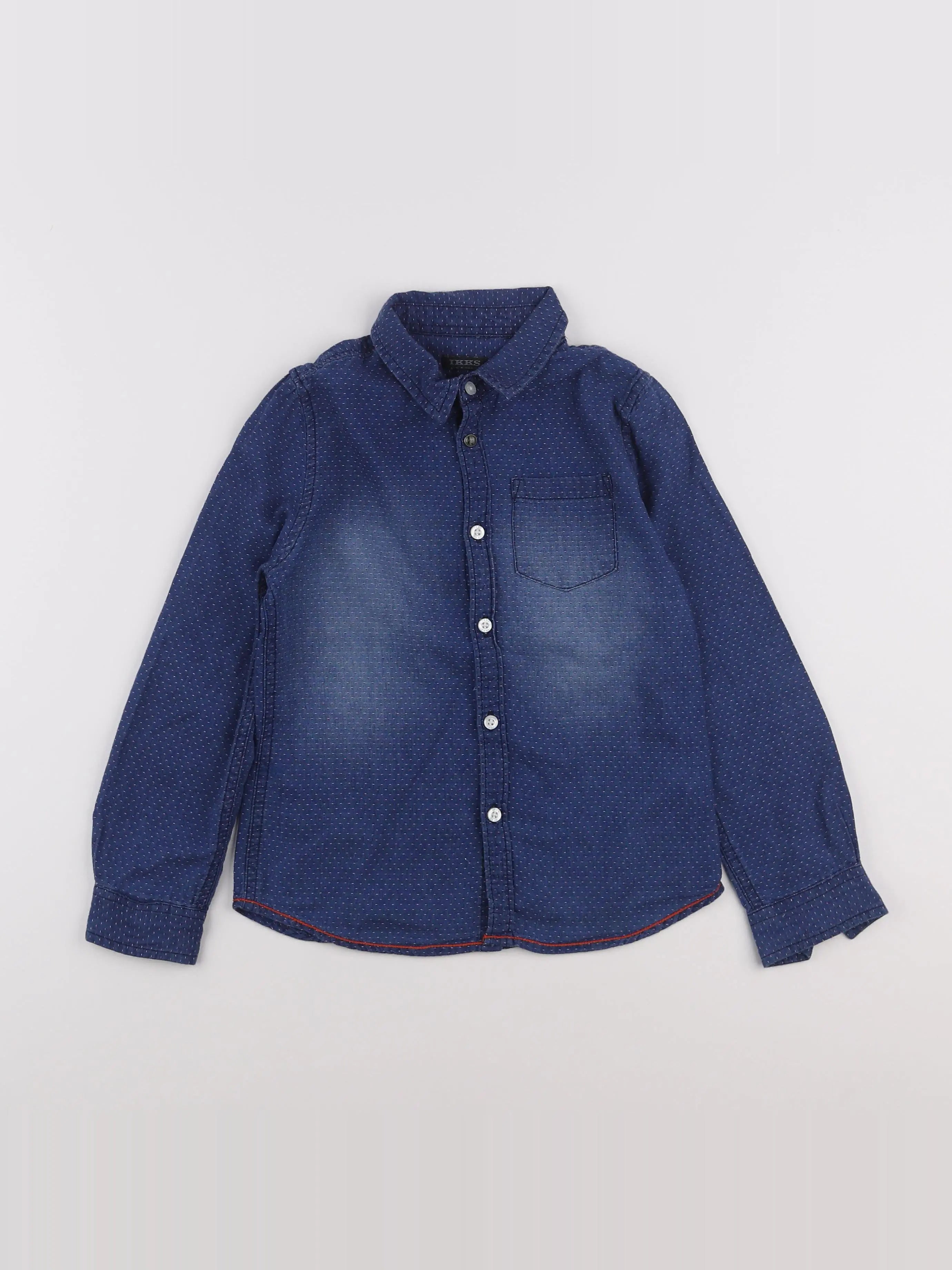 IKKS - chemise bleu - 6 ans
