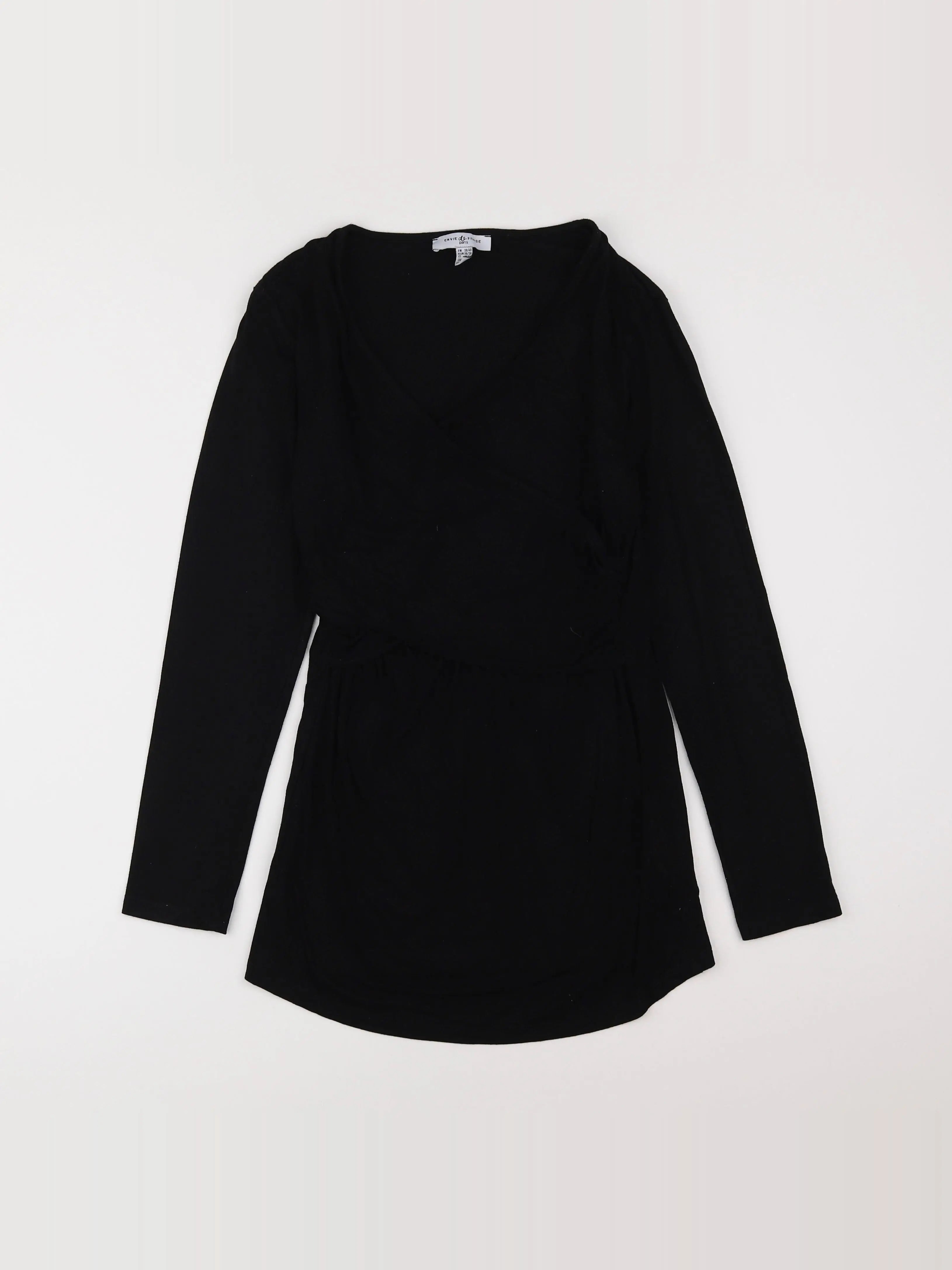 Envie de fraise - tee-shirt grossesse noir - 38 à 40