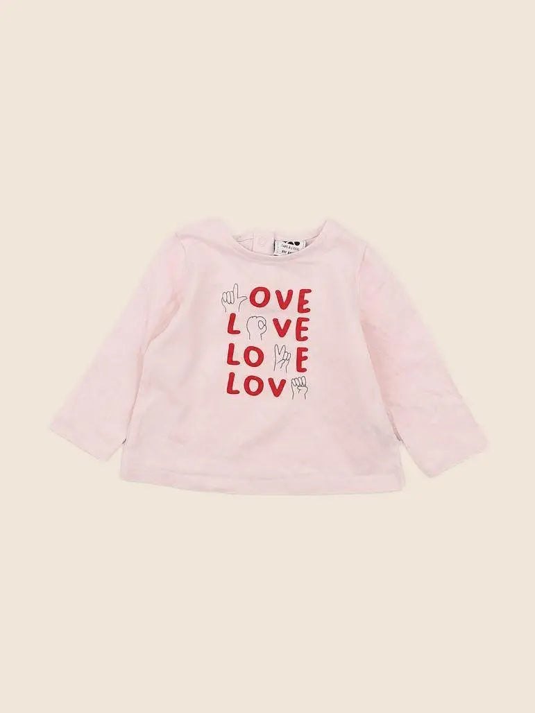 Tape à l'oeil - tee-shirt rose - 6 mois