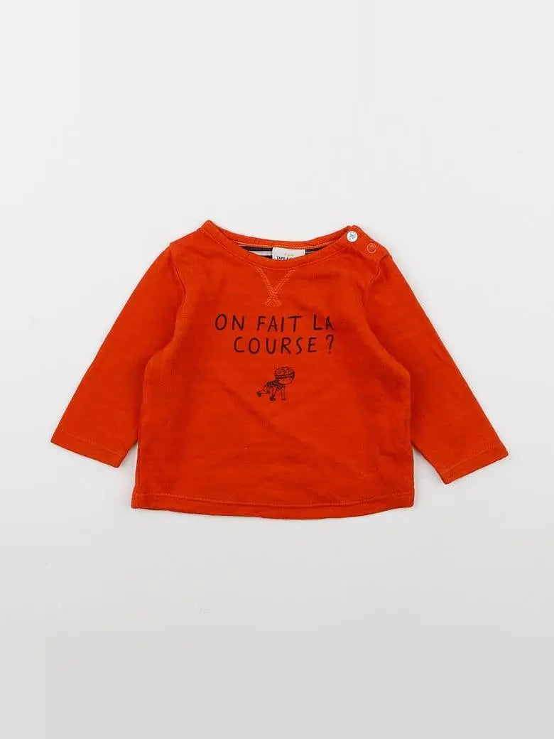 Tape à l'oeil - tee-shirt rouge - 6 mois