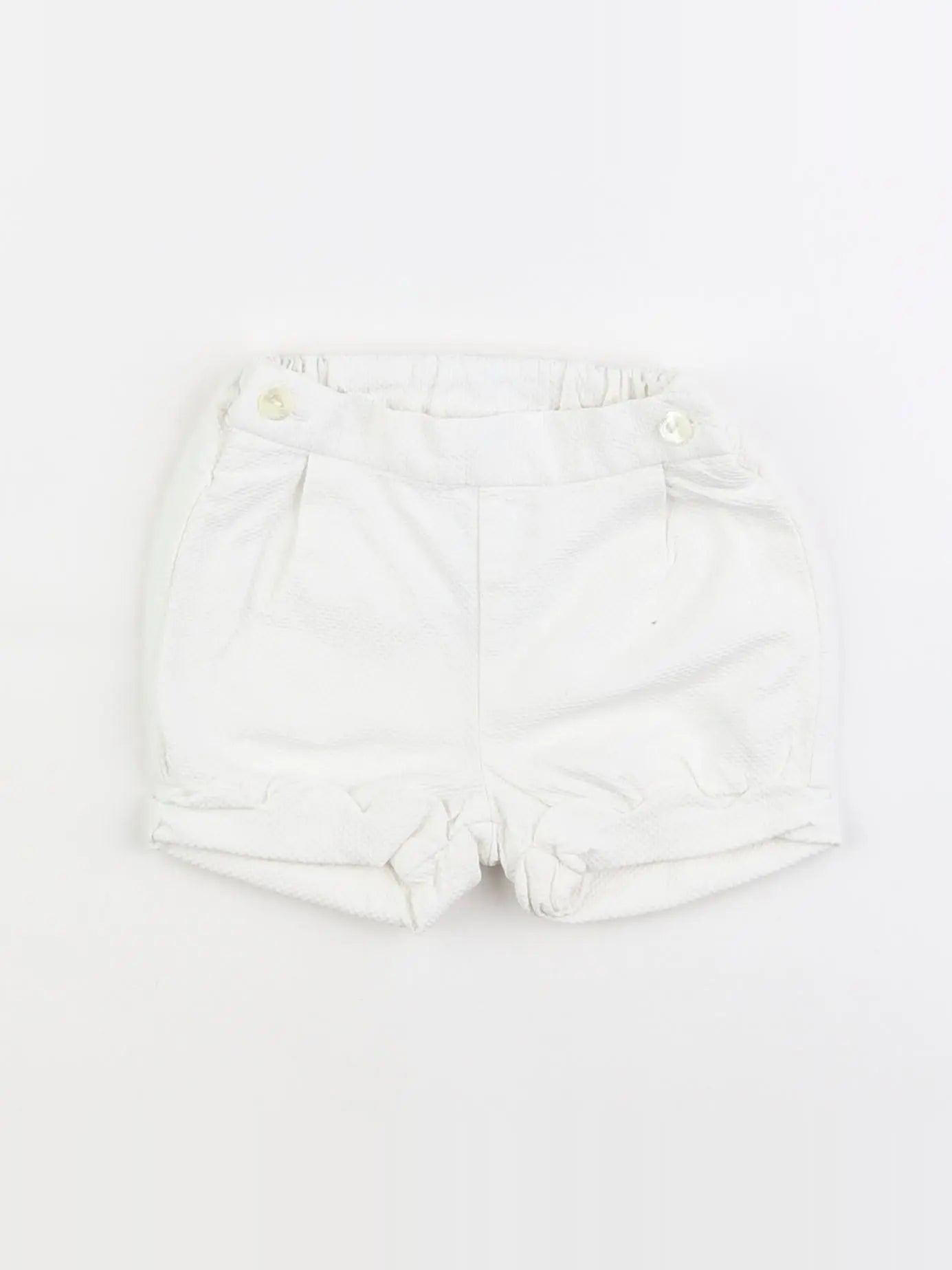 Jacadi - short blanc - 12 mois
