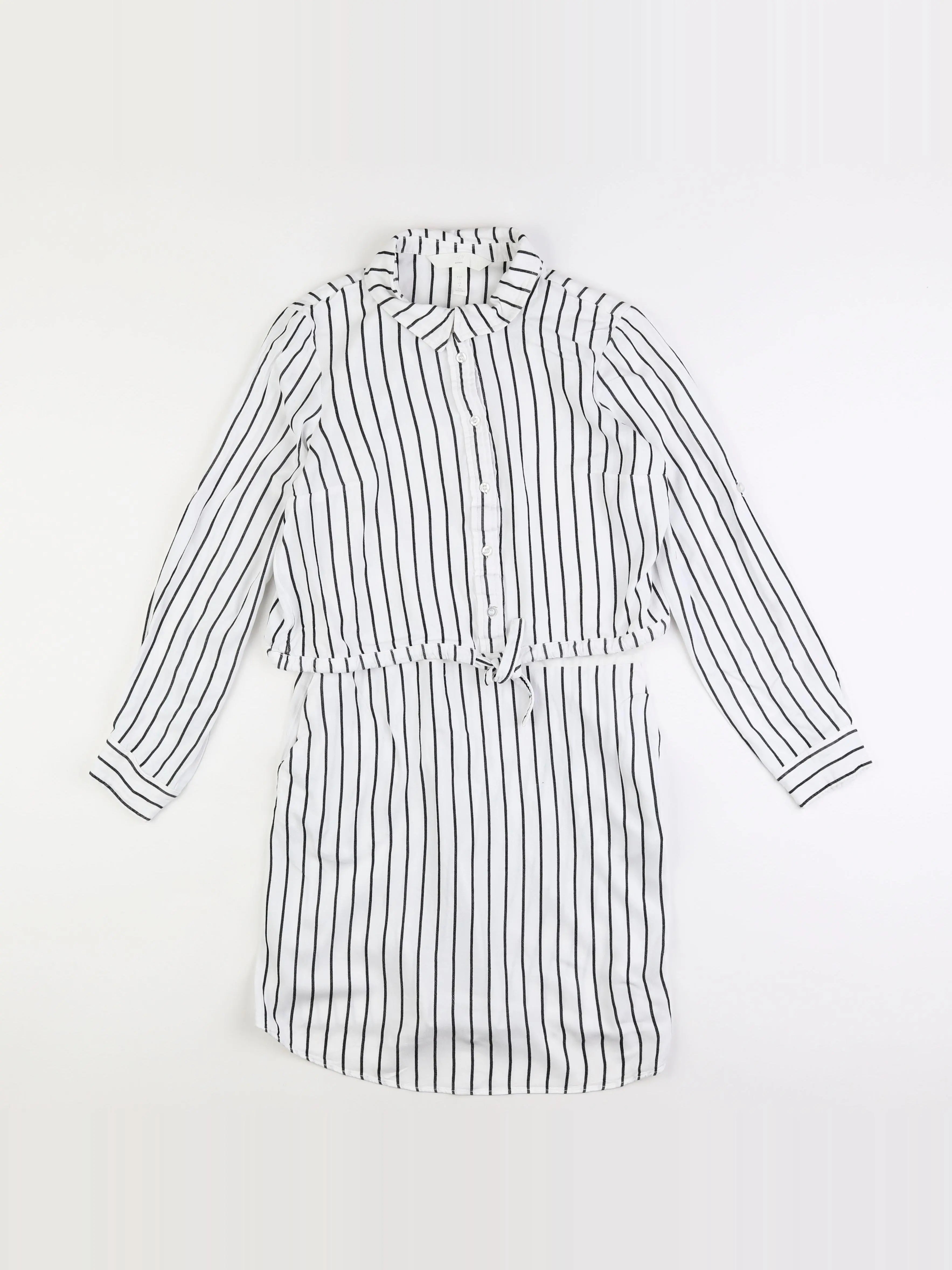 H&M - robe grossesse blanc - 36