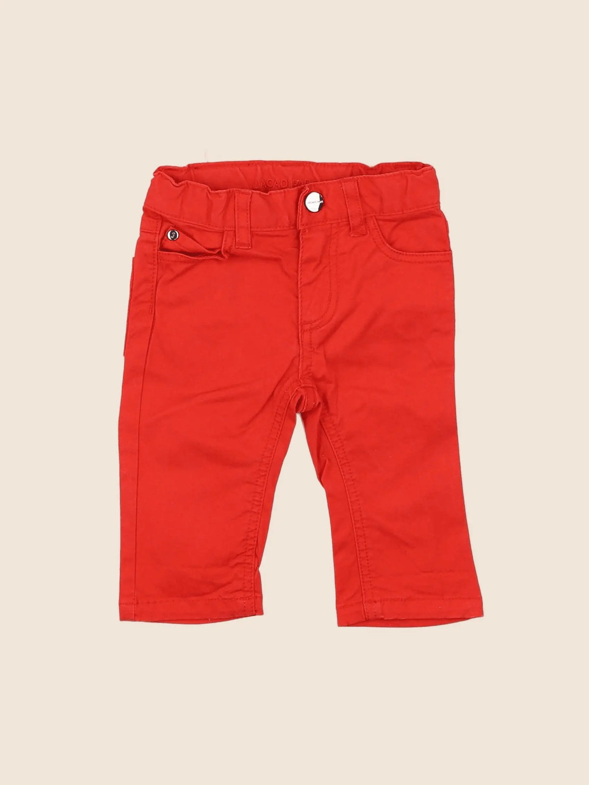Jacadi - pantalon rouge - 6 mois