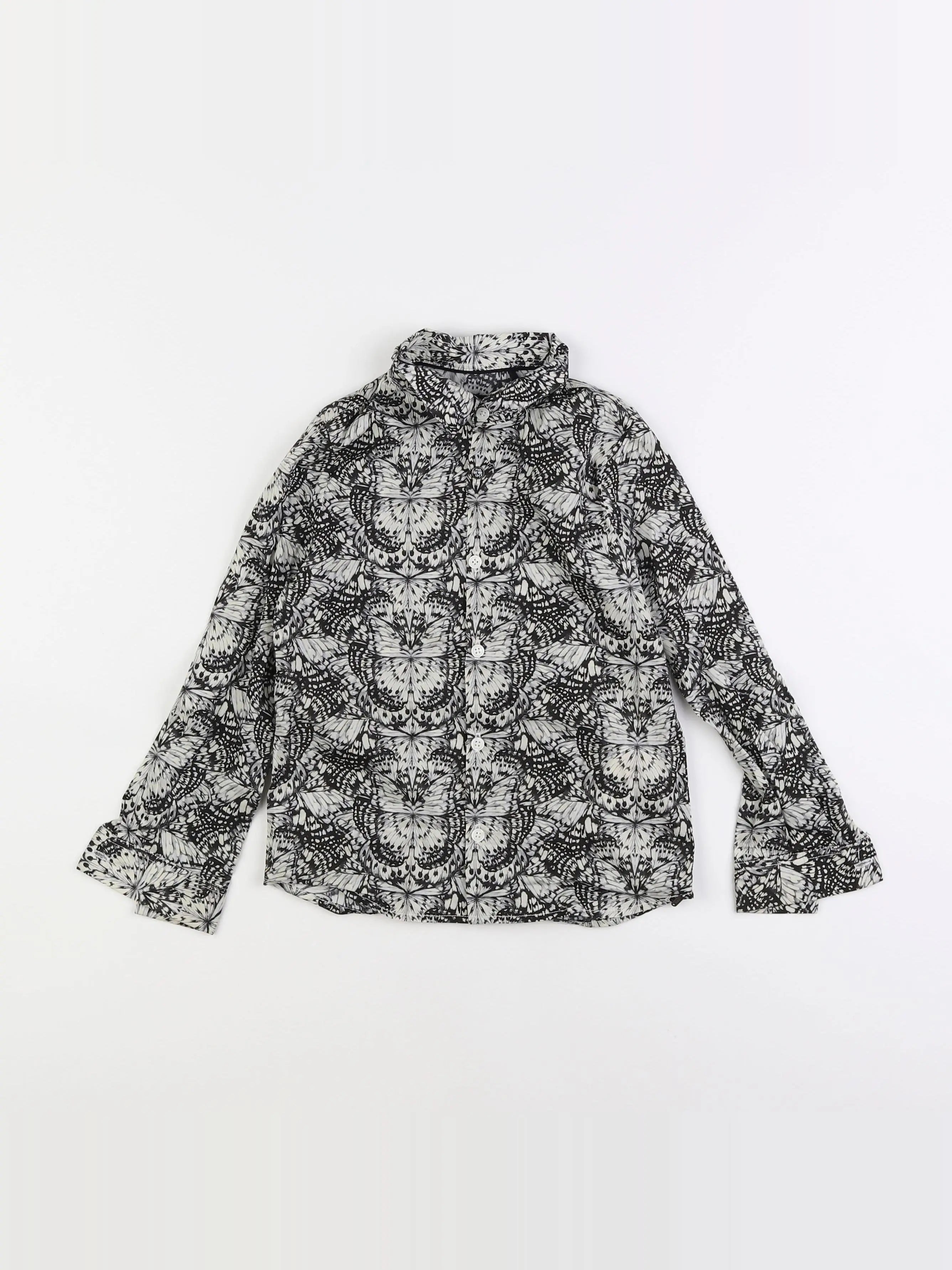 IKKS - chemise blanc, gris - 5 ans