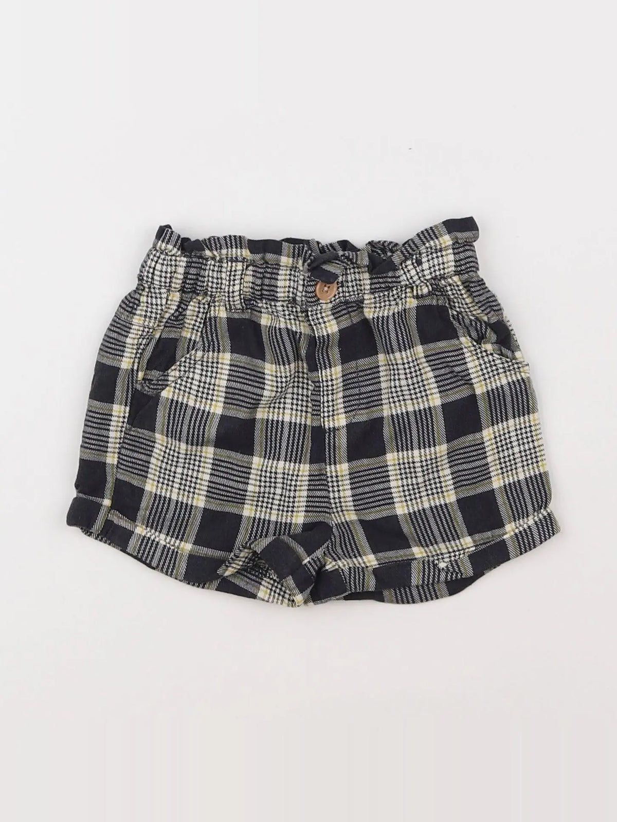 Vertbaudet - short gris - 9 mois