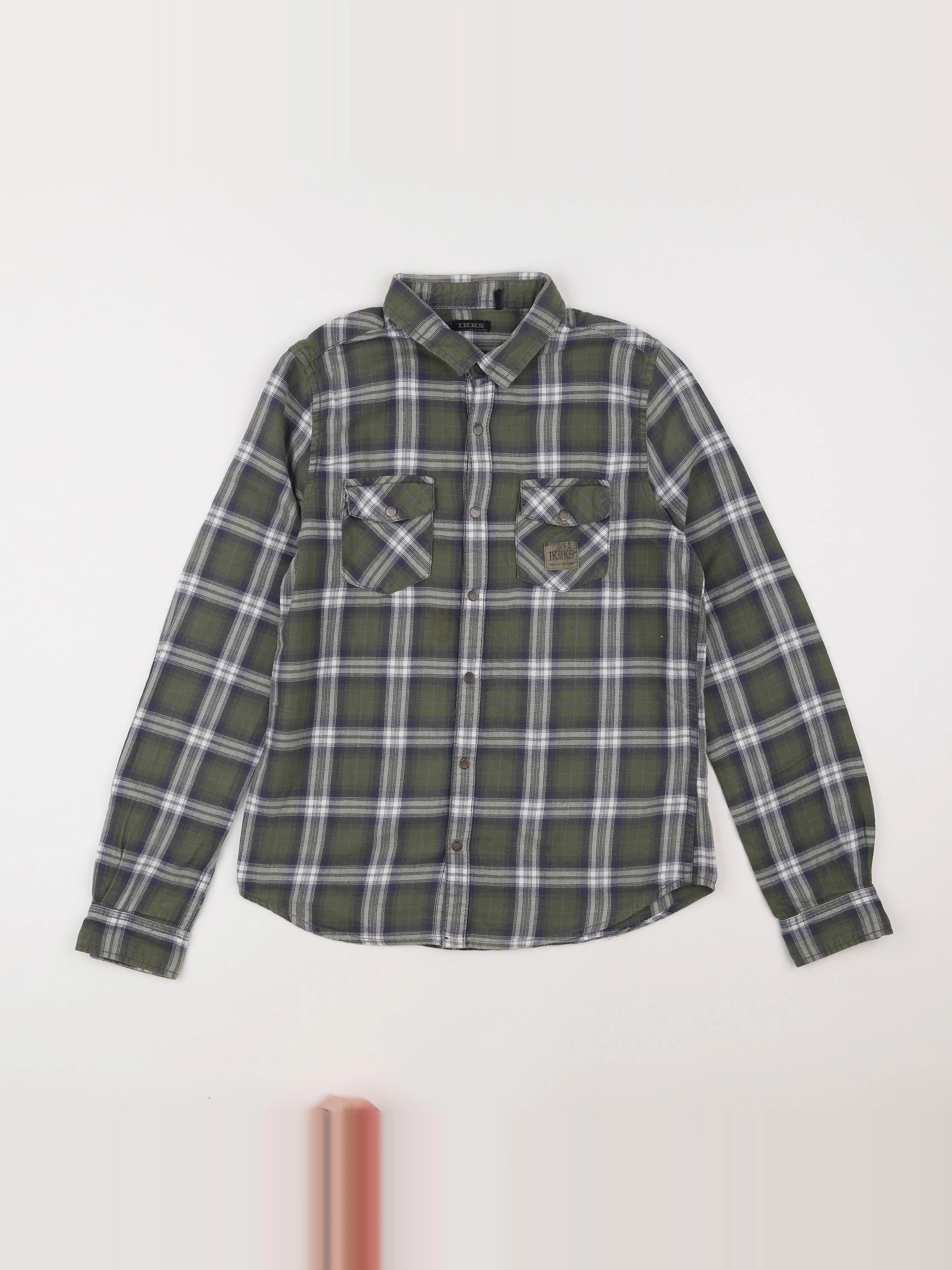 IKKS - chemise vert - 12 ans