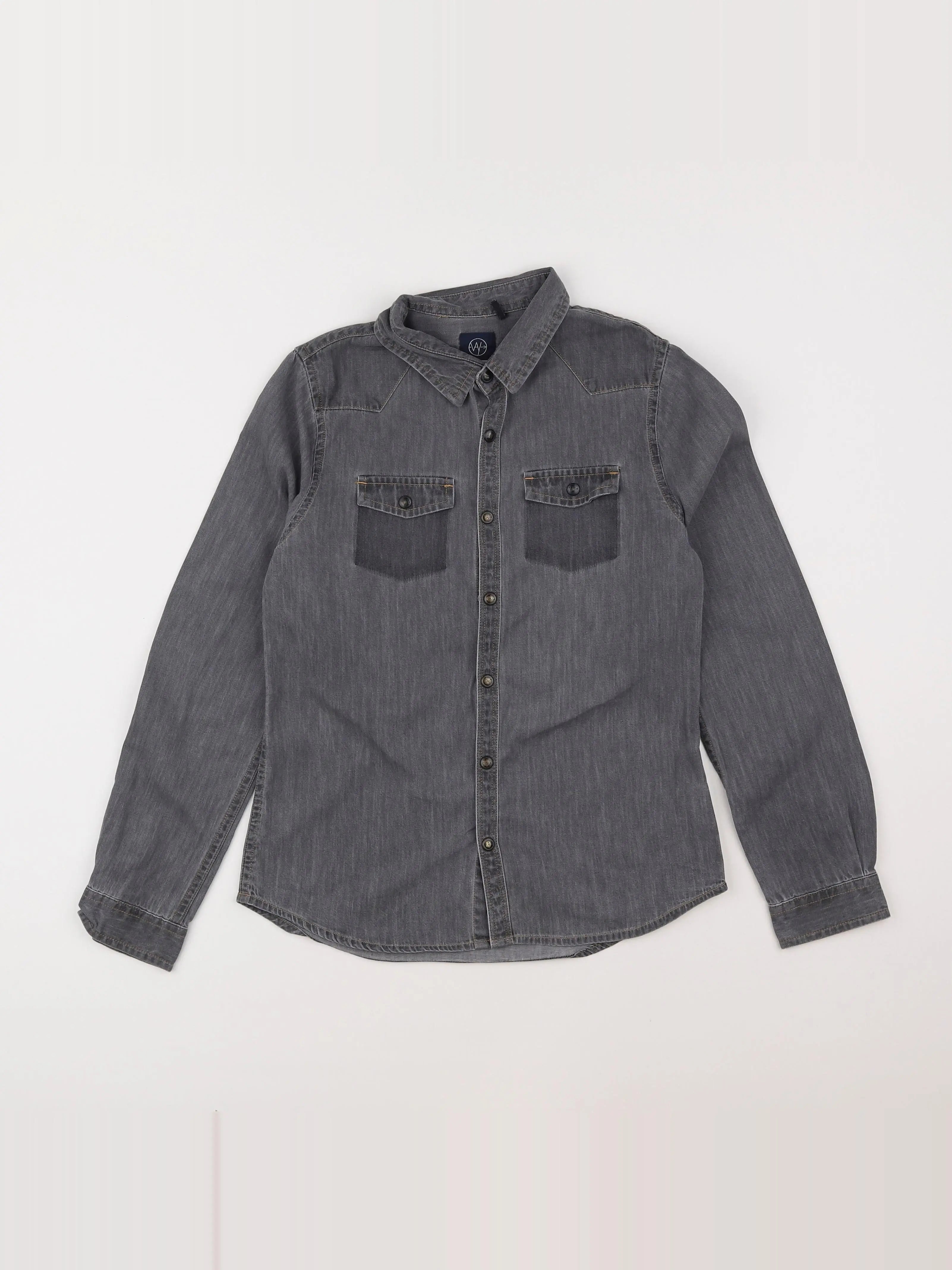 IKKS - chemise gris - 10 ans