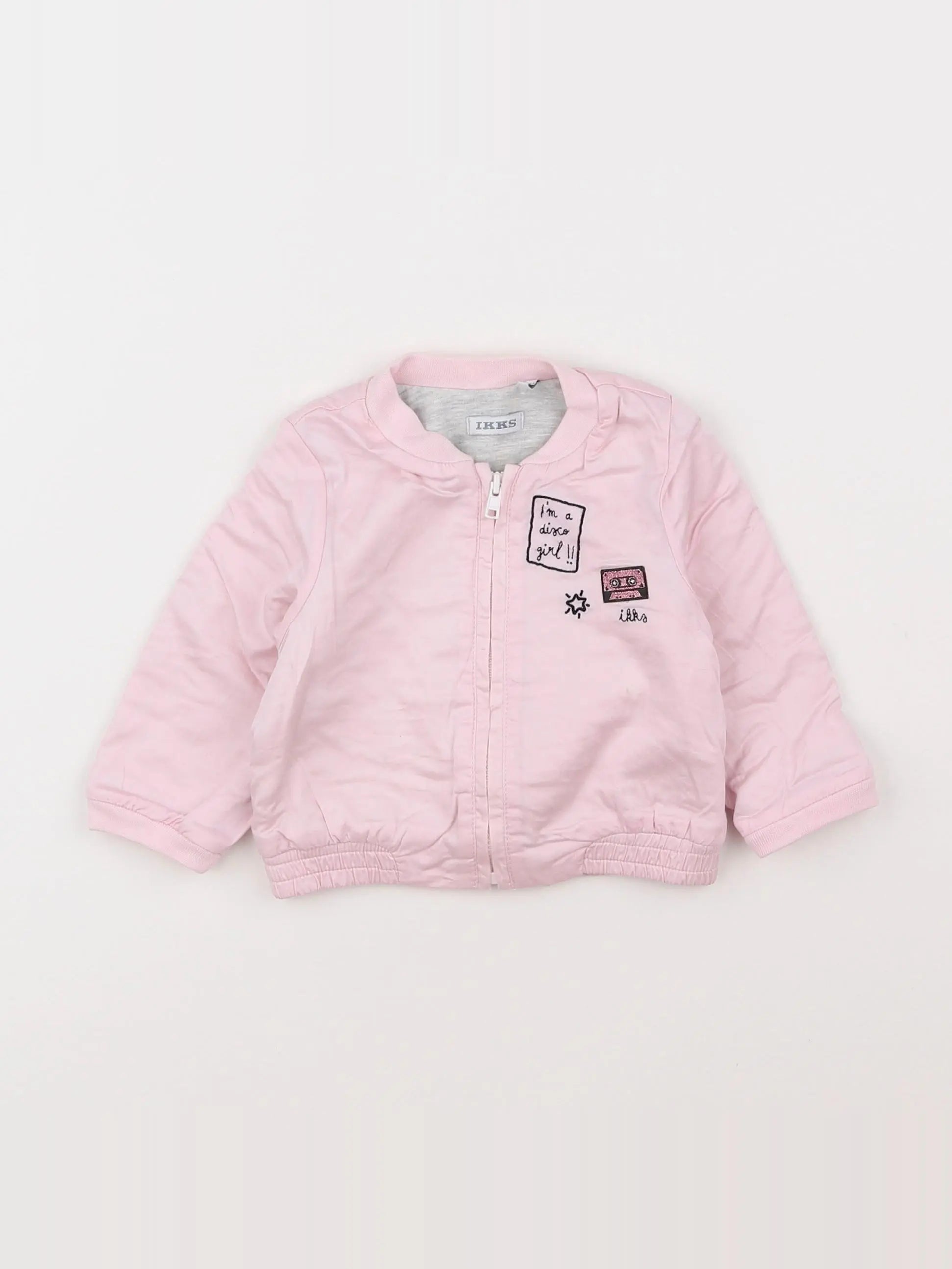 IKKS - veste rose - 12 mois