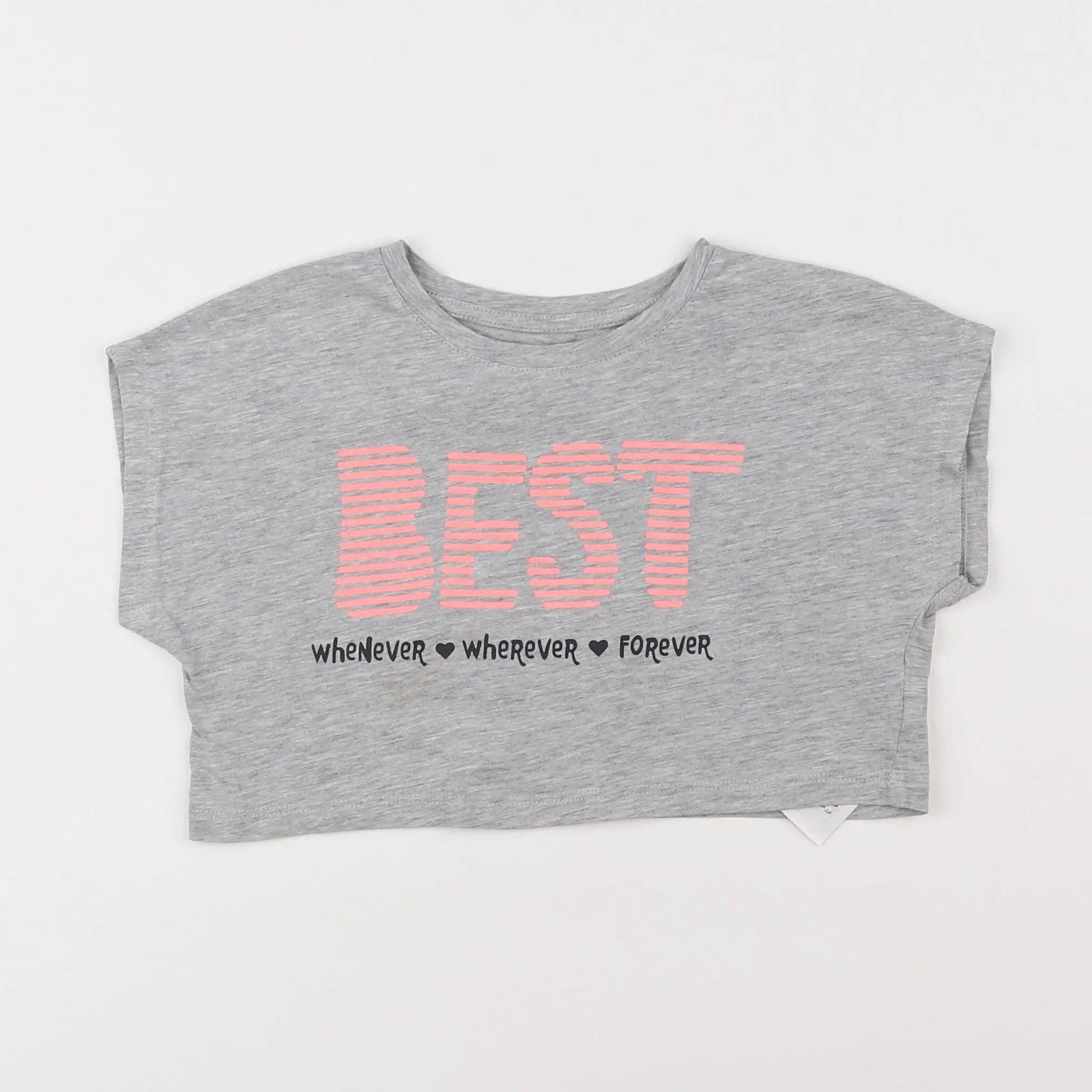 Vertbaudet - tee-shirt gris - 5 ans