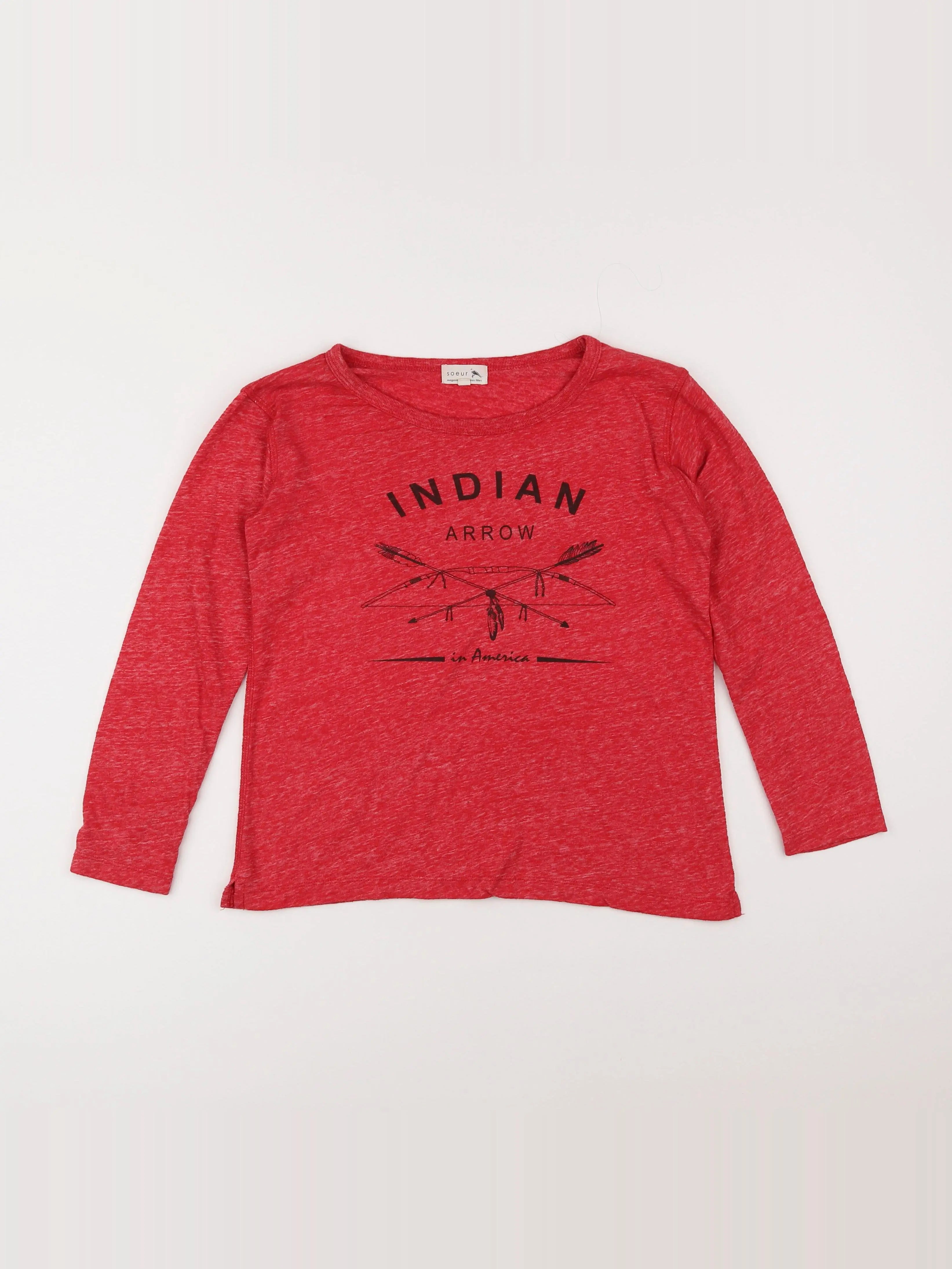 Soeur - tee-shirt rouge - 10 ans