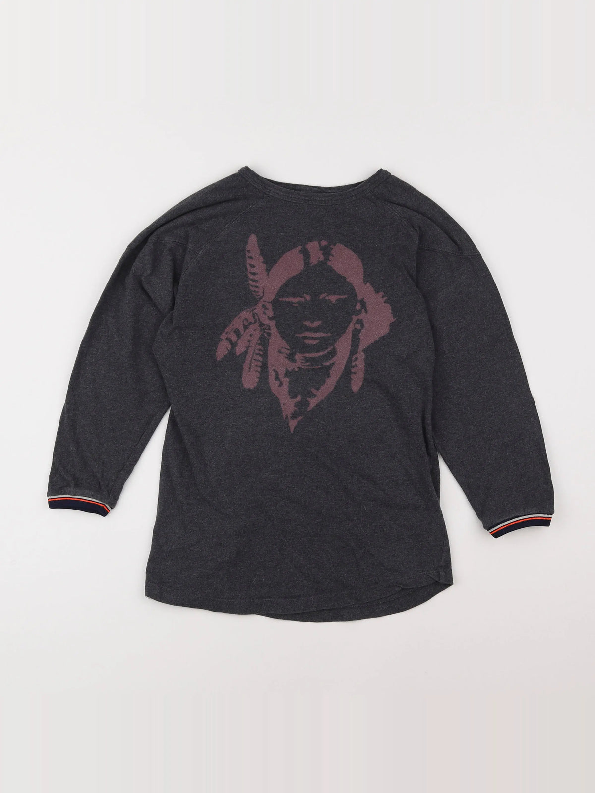 Bellerose - tee-shirt gris - 8 ans