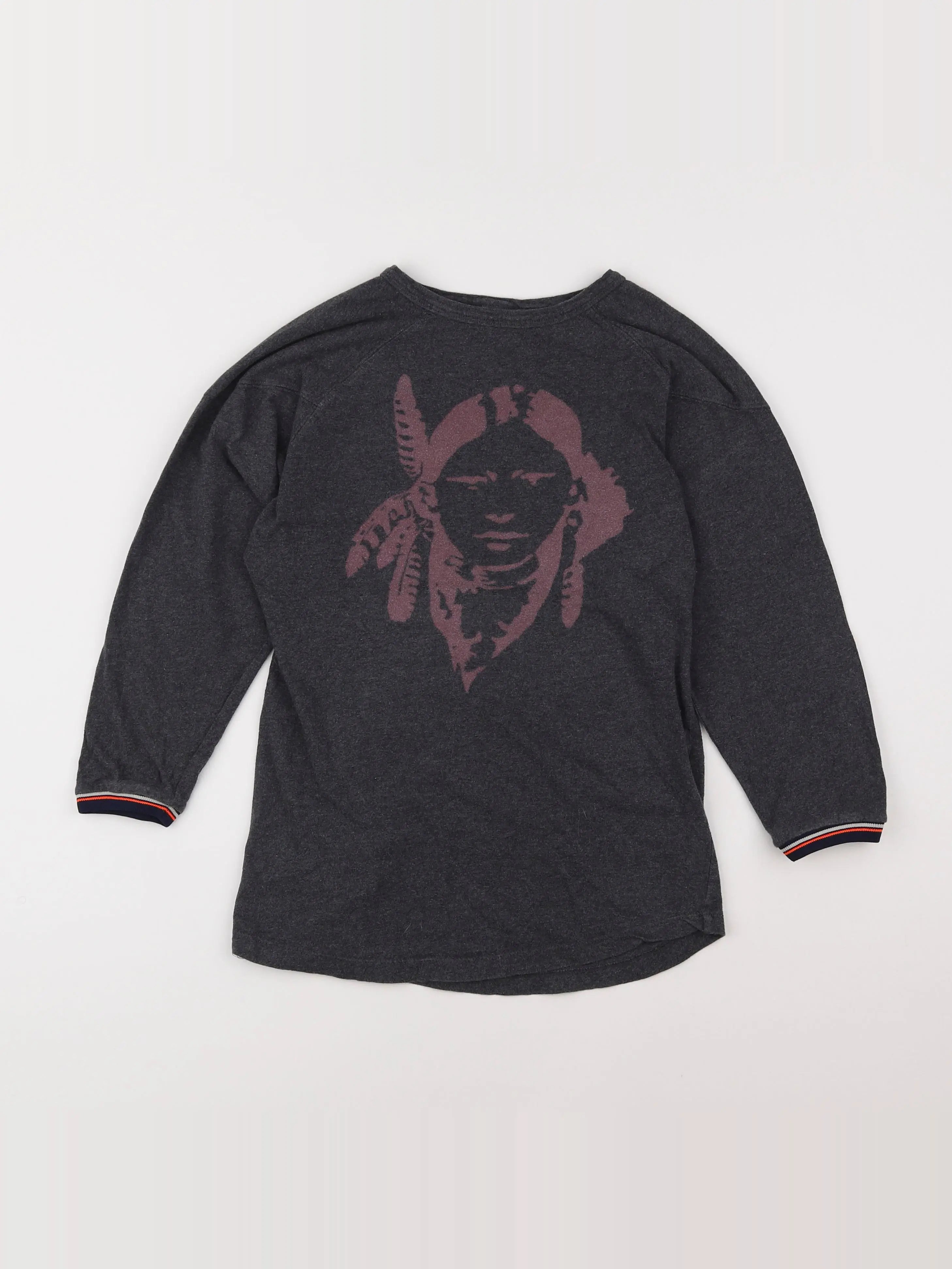 Bellerose - tee-shirt gris - 8 ans