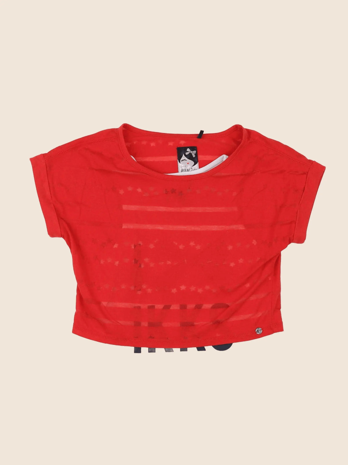 IKKS - tee-shirt rouge - 8 ans