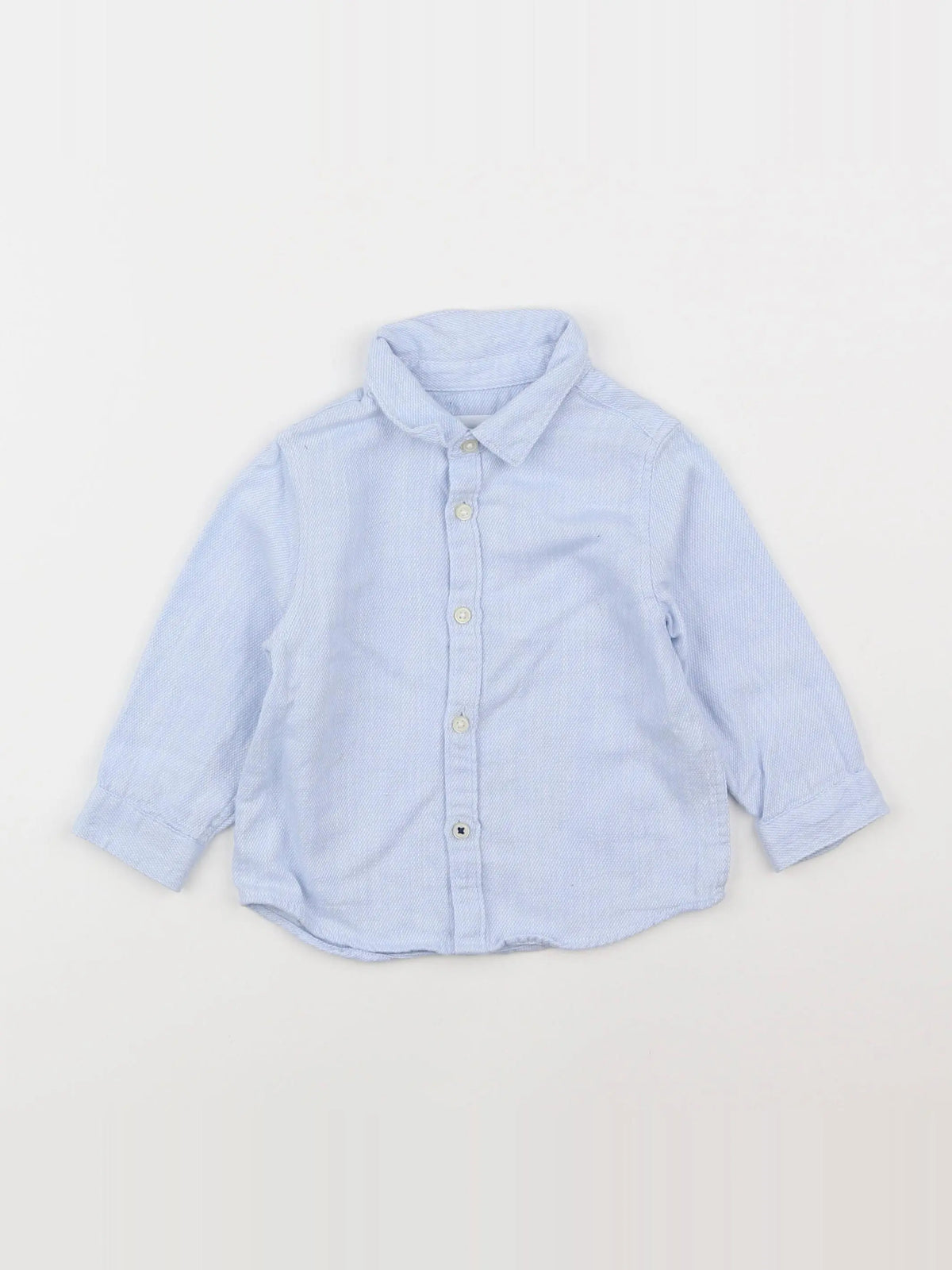 Zara - chemise bleu - 6/9 mois
