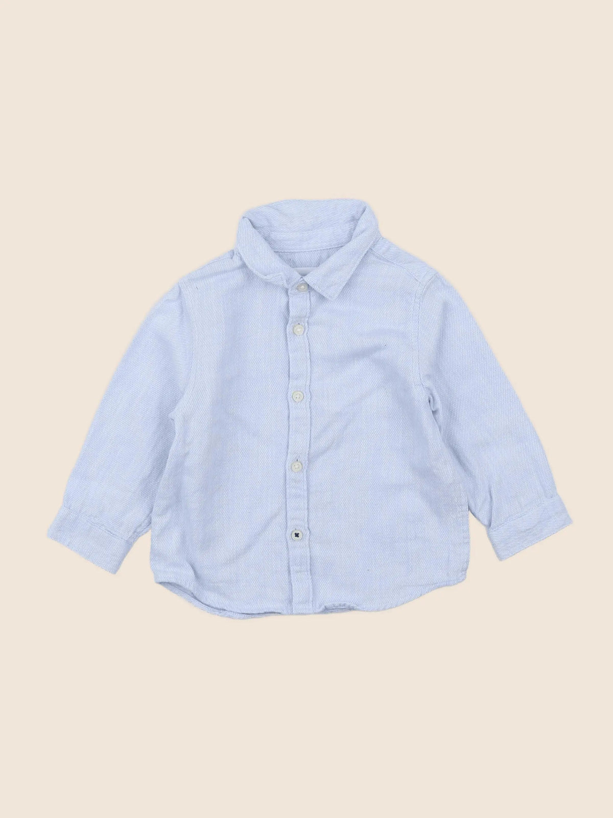 Zara - chemise bleu - 6/9 mois