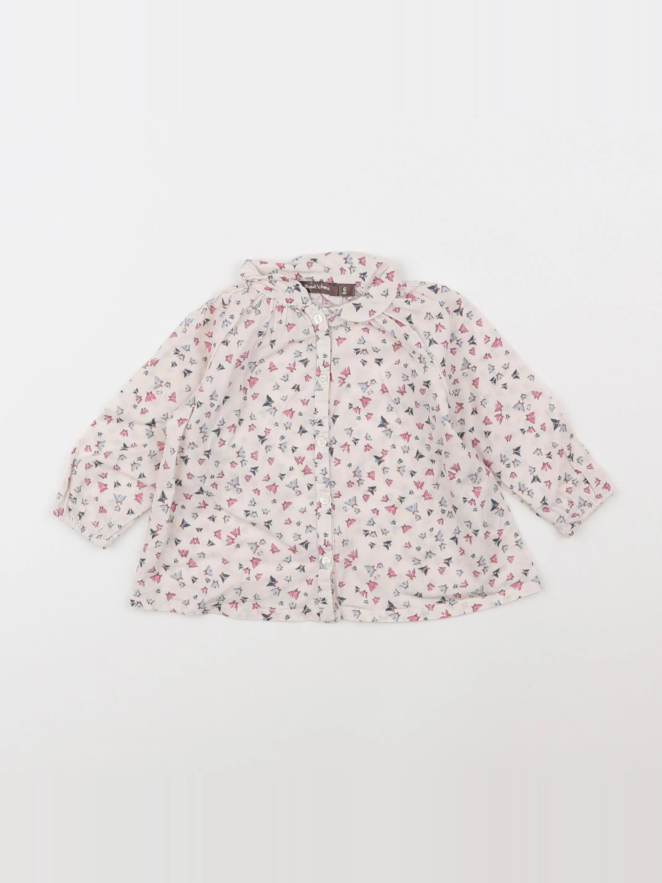 Boutchou - blouse beige - 6 mois