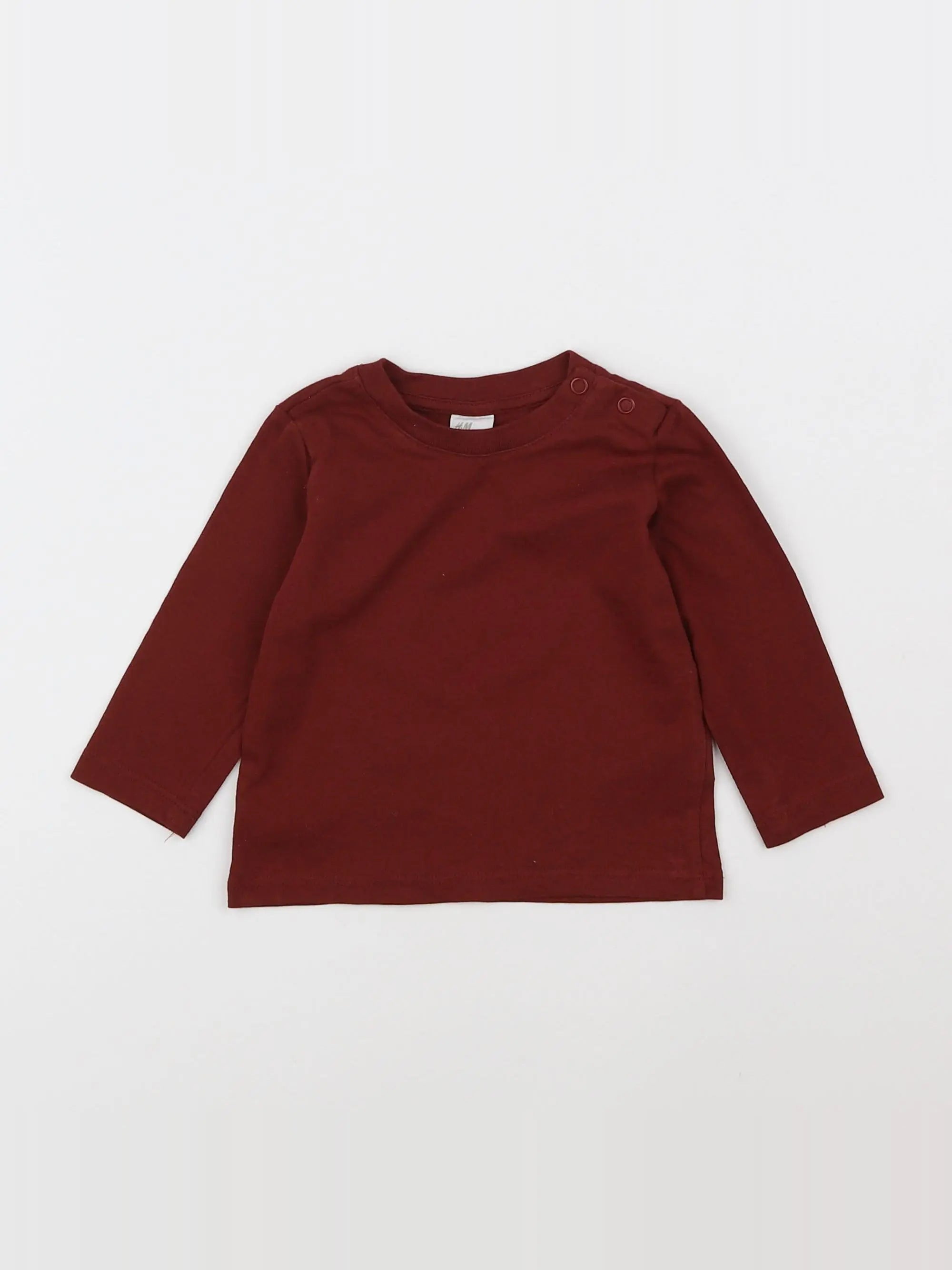 H&M - tee-shirt rouge - 6 mois