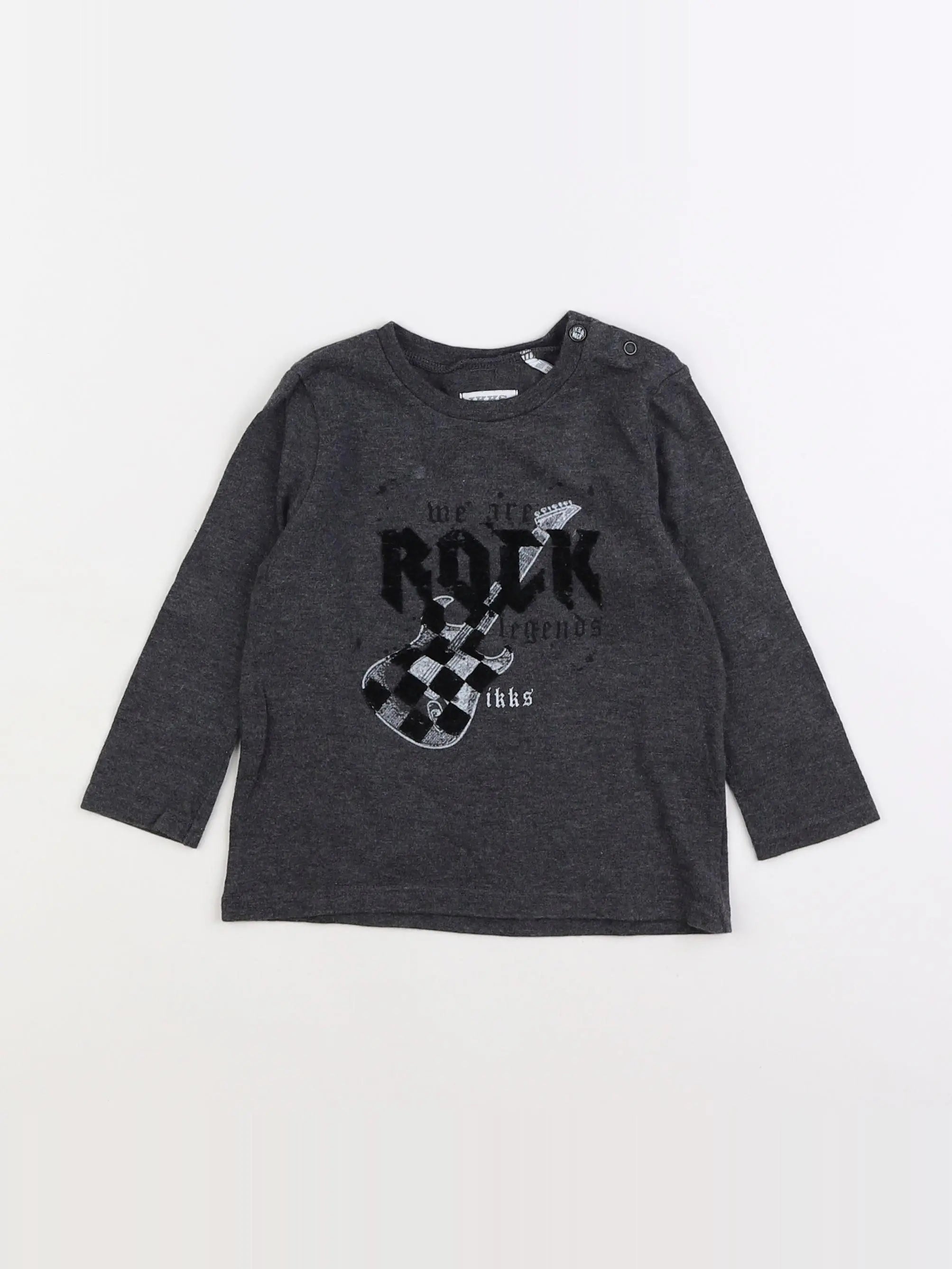 IKKS - tee-shirt noir - 18 mois