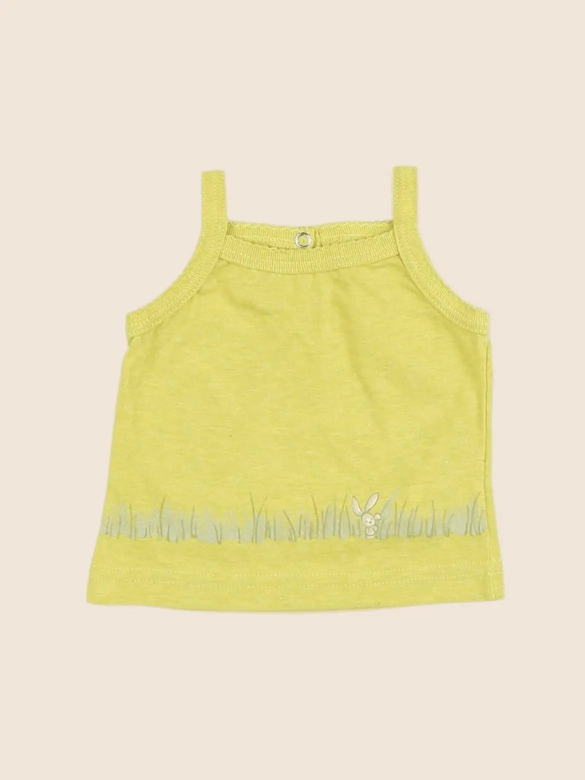 Petit Bateau - débardeur jaune - 3 mois