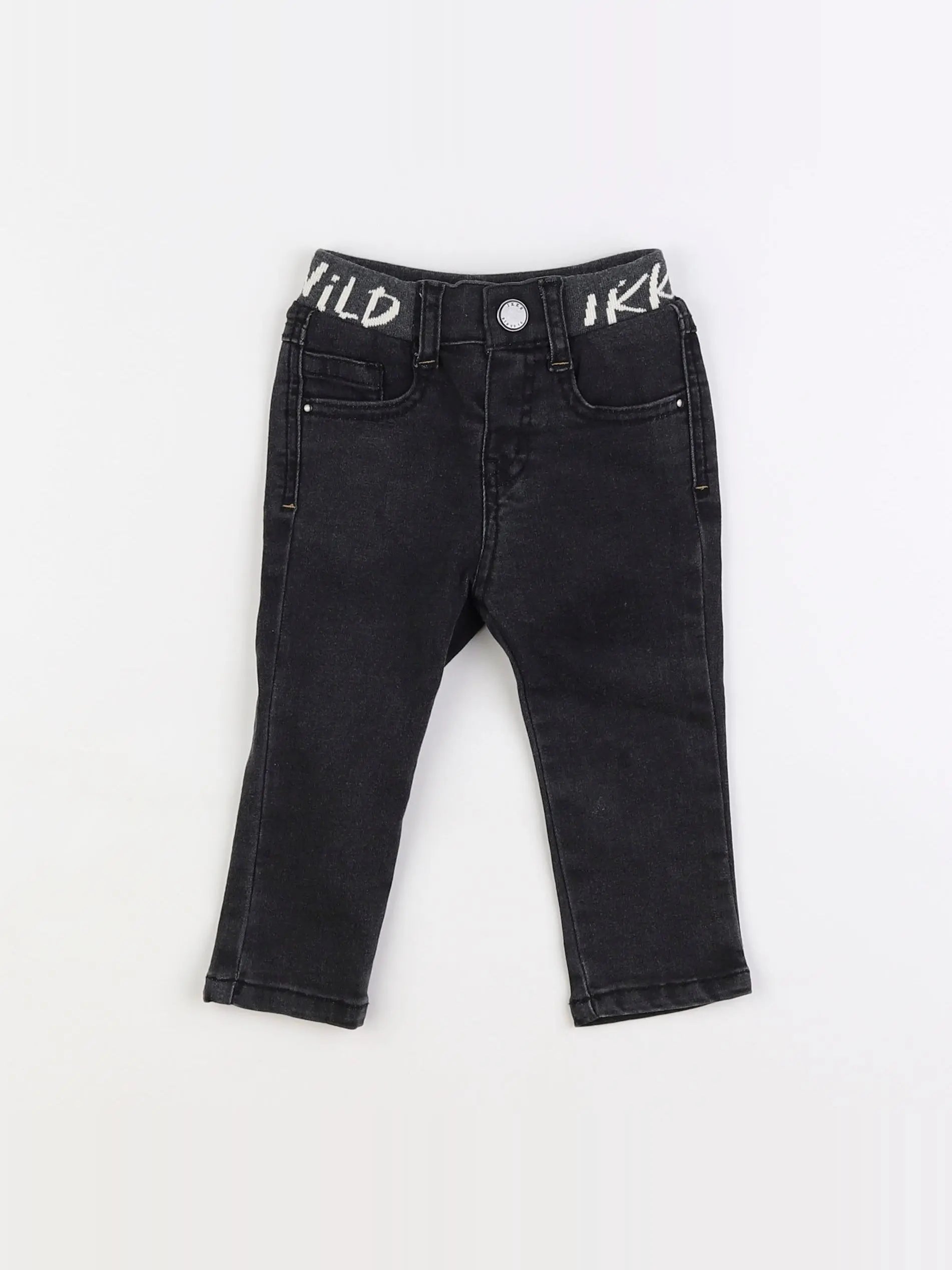 IKKS - jean noir - 12 mois