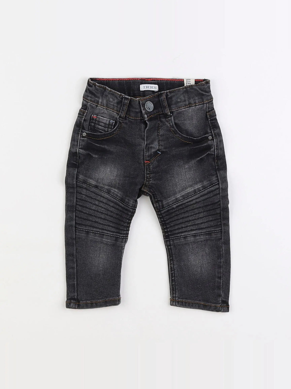 IKKS - jean noir - 6 mois