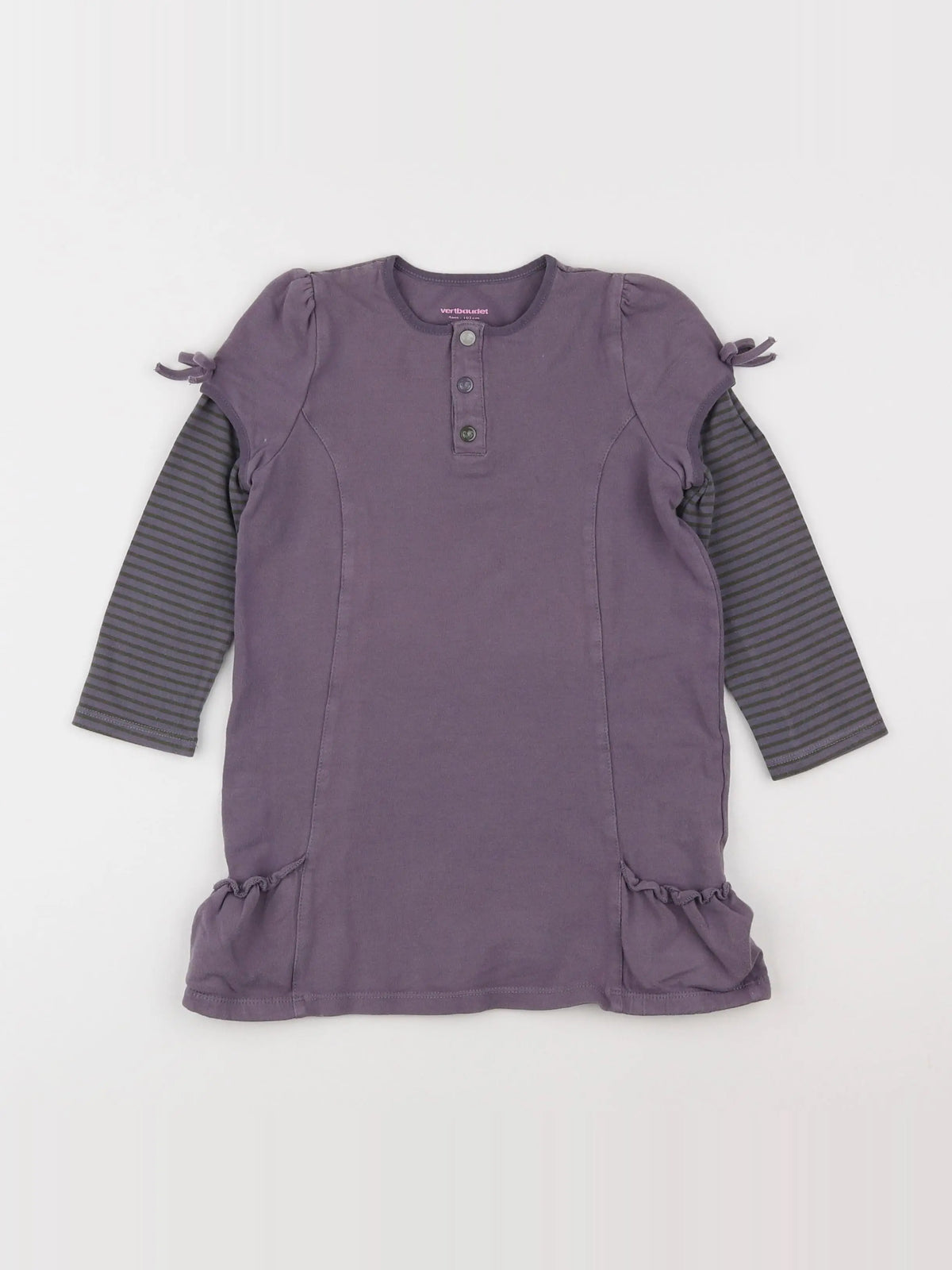 Vertbaudet - robe violet - 4 ans