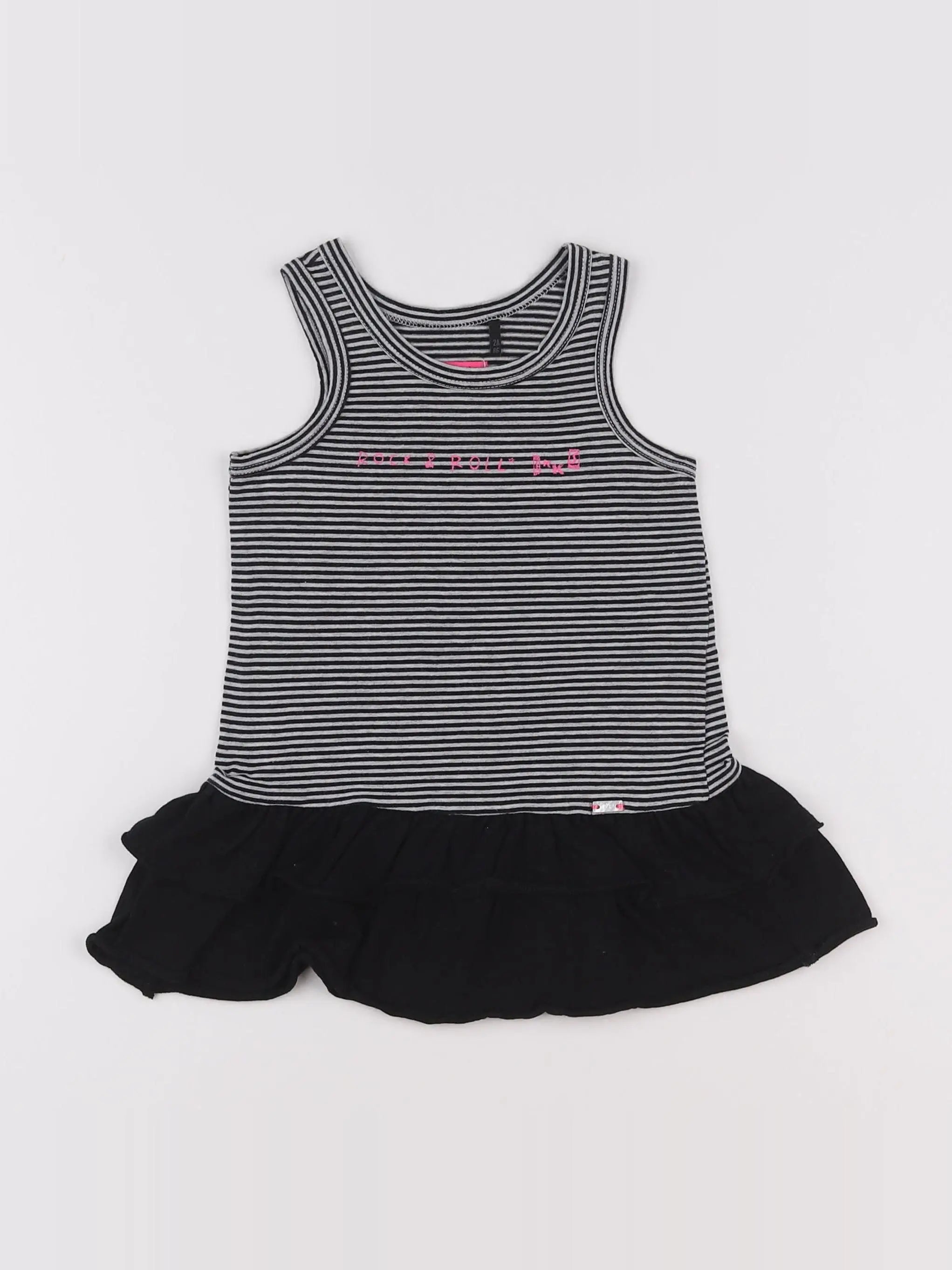 IKKS - robe noir - 2 ans