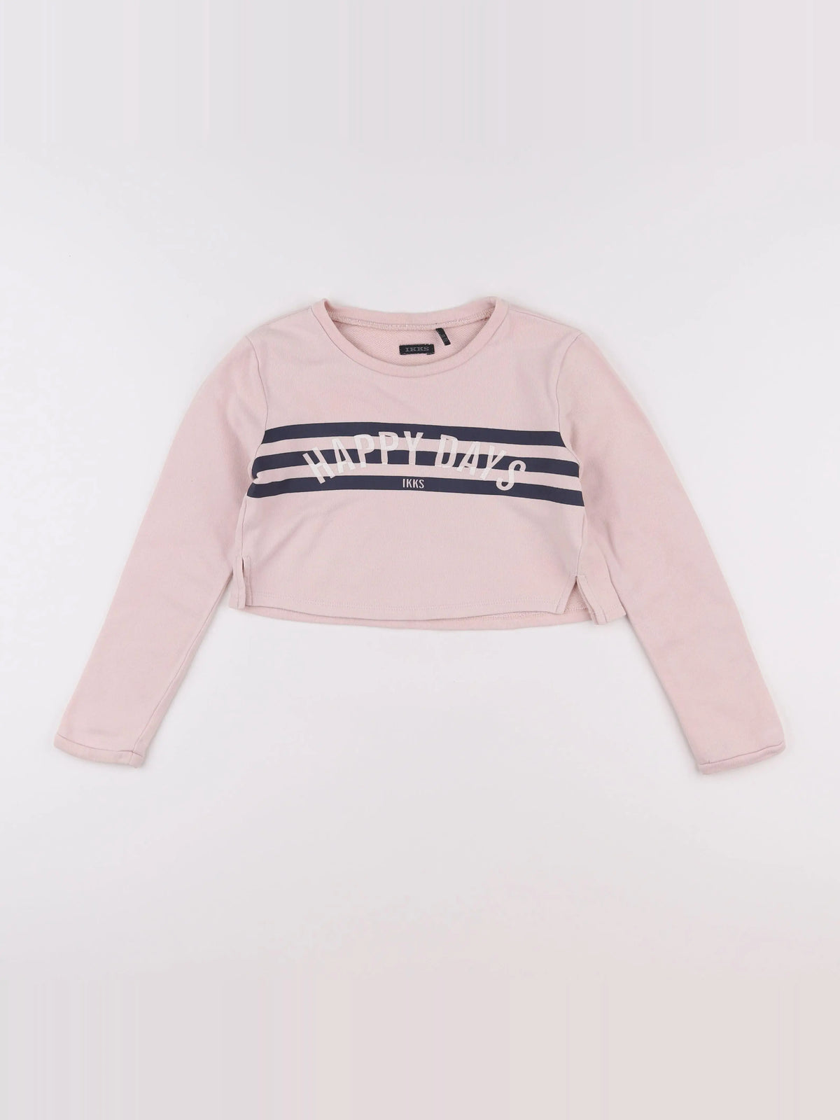 IKKS - sweat court rose - 8 ans