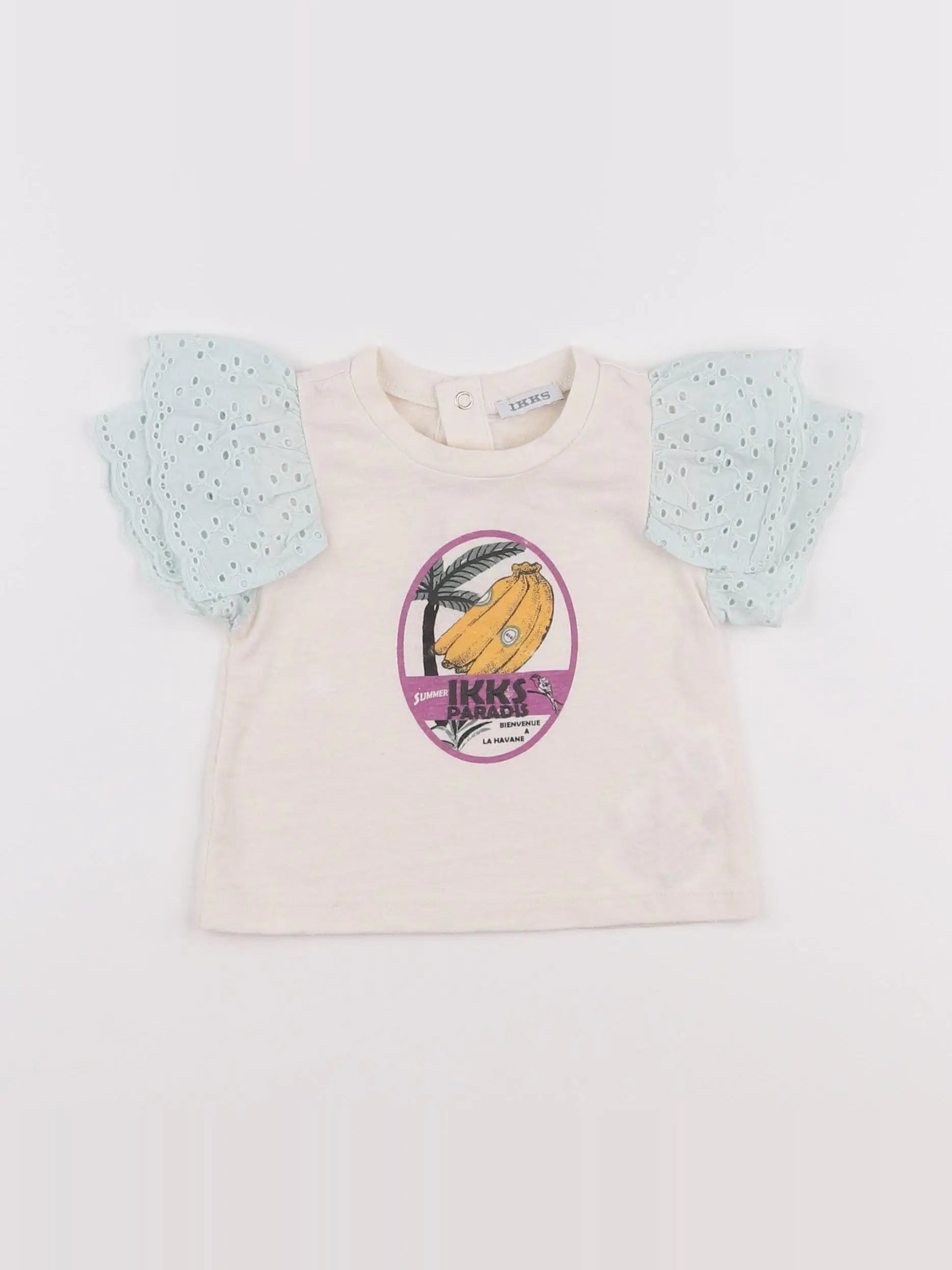 IKKS - tee-shirt multicolore - 6 mois