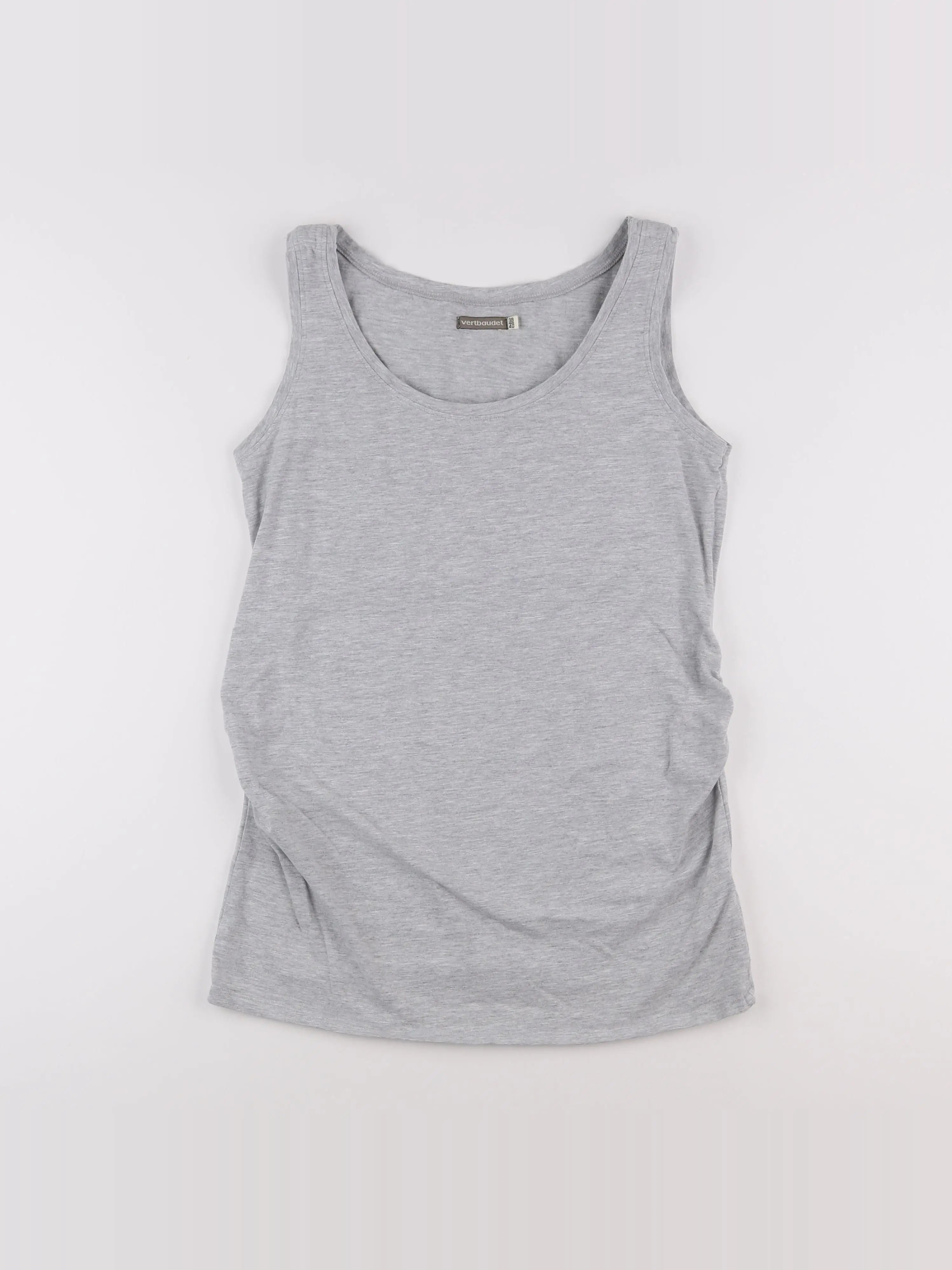 Vertbaudet - débardeur grossesse gris - 38 à 40