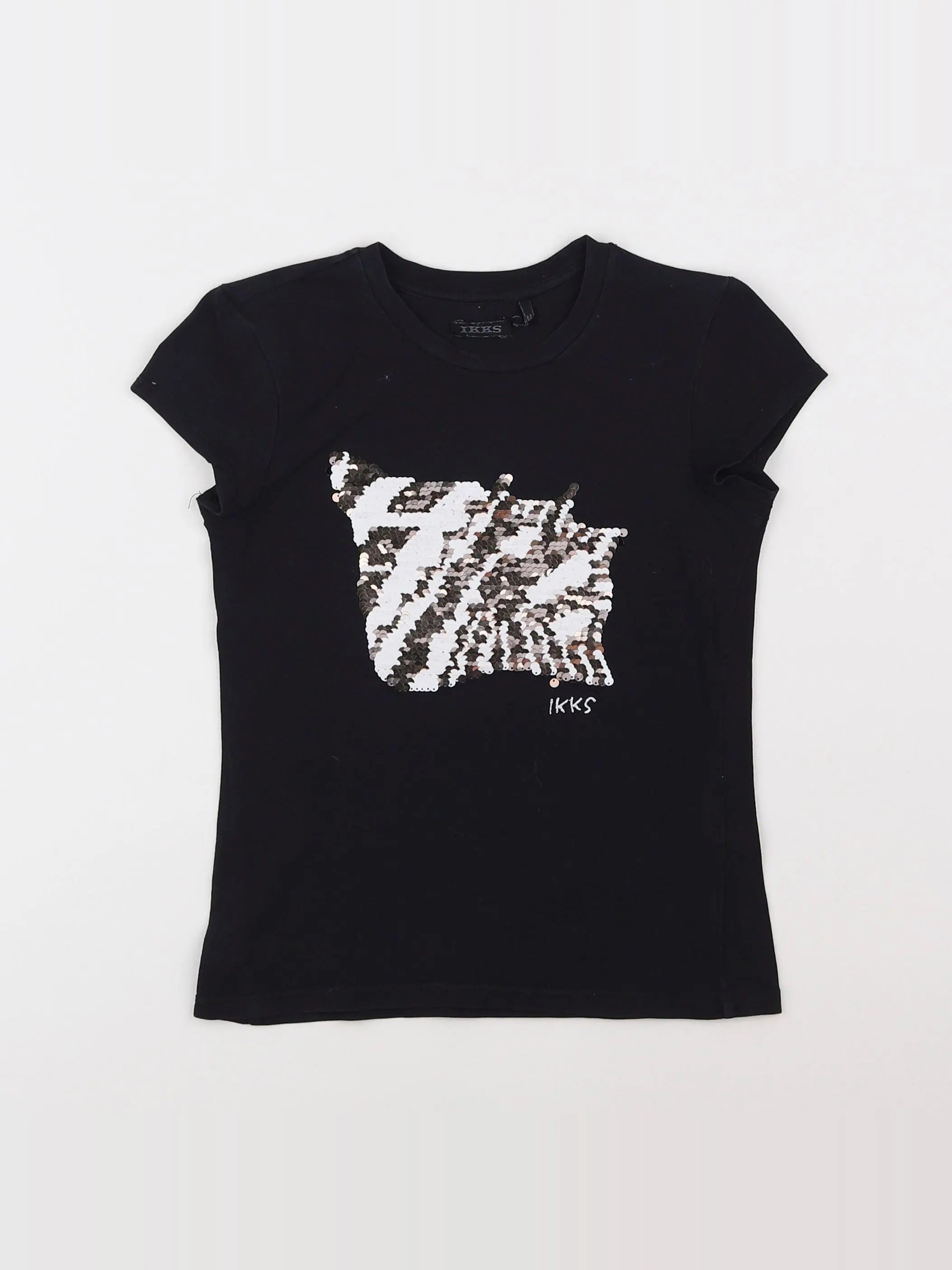 IKKS - tee-shirt noir - 6 ans