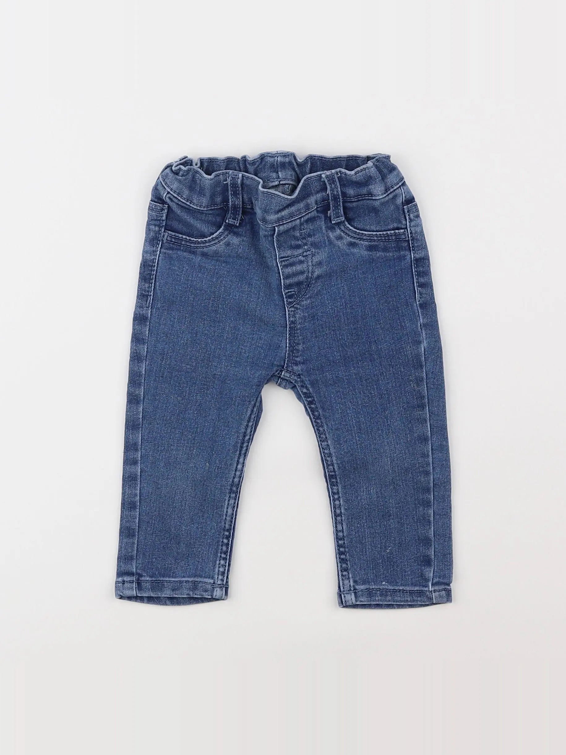 H&M - jean bleu - 6/9 mois