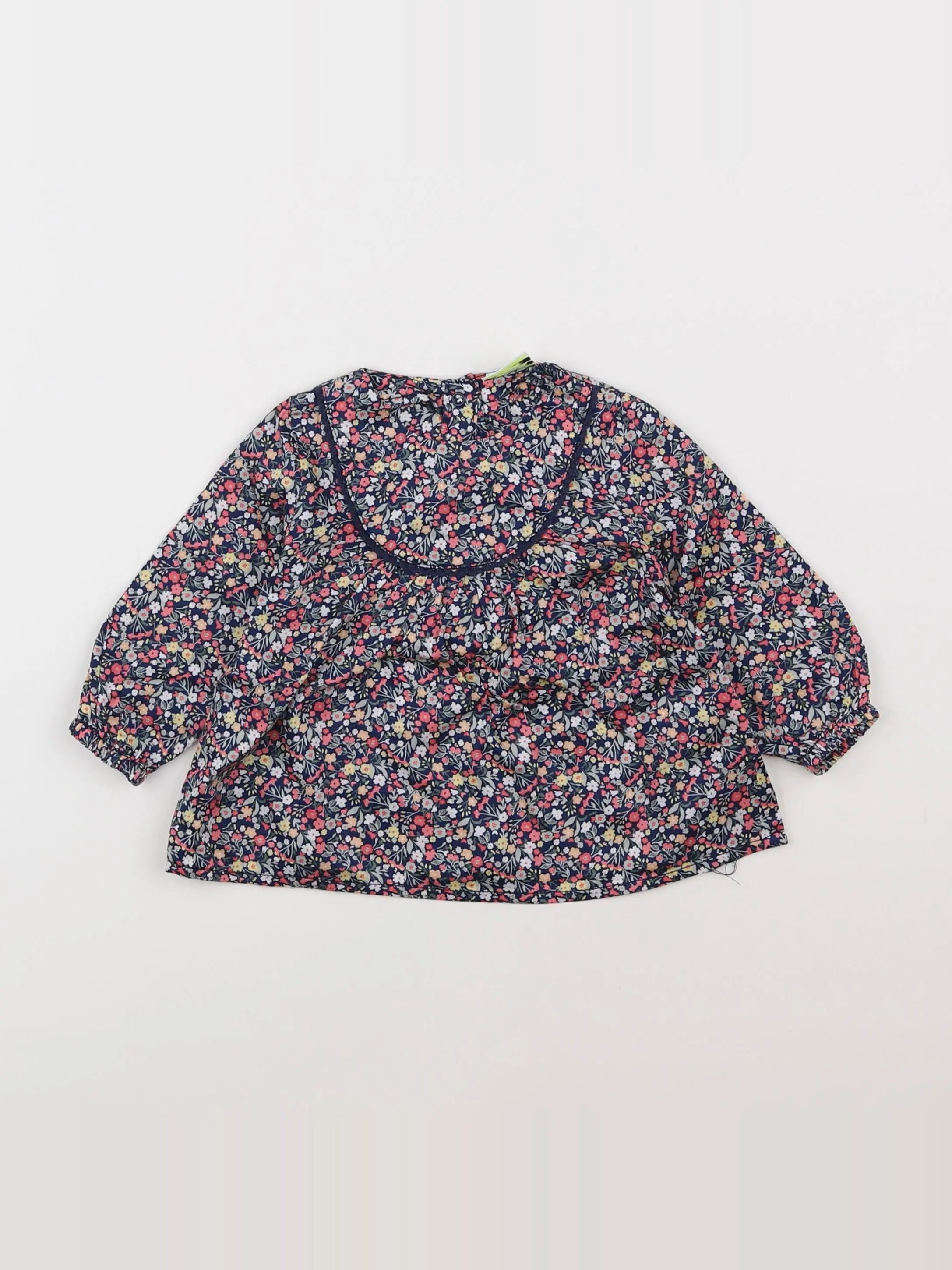 Tape à l'oeil - blouse bleu, rose - 6 mois