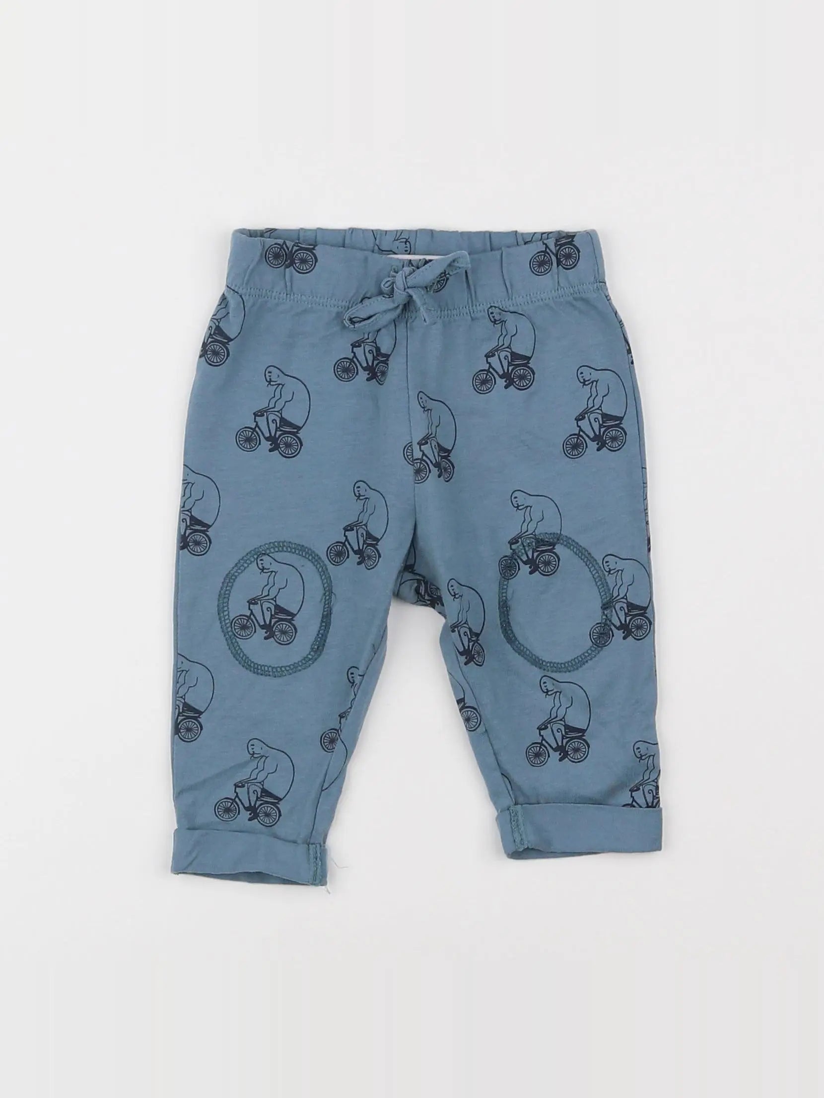 La Redoute - legging bleu - 3 mois