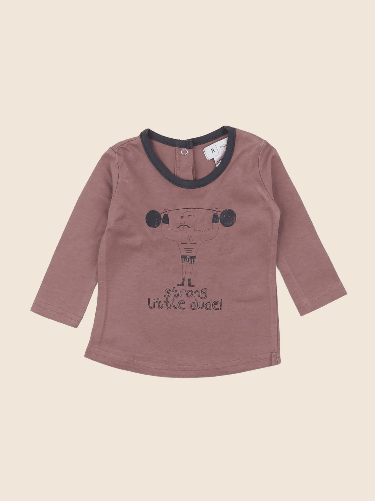 La Redoute - tee-shirt marron - 3 mois