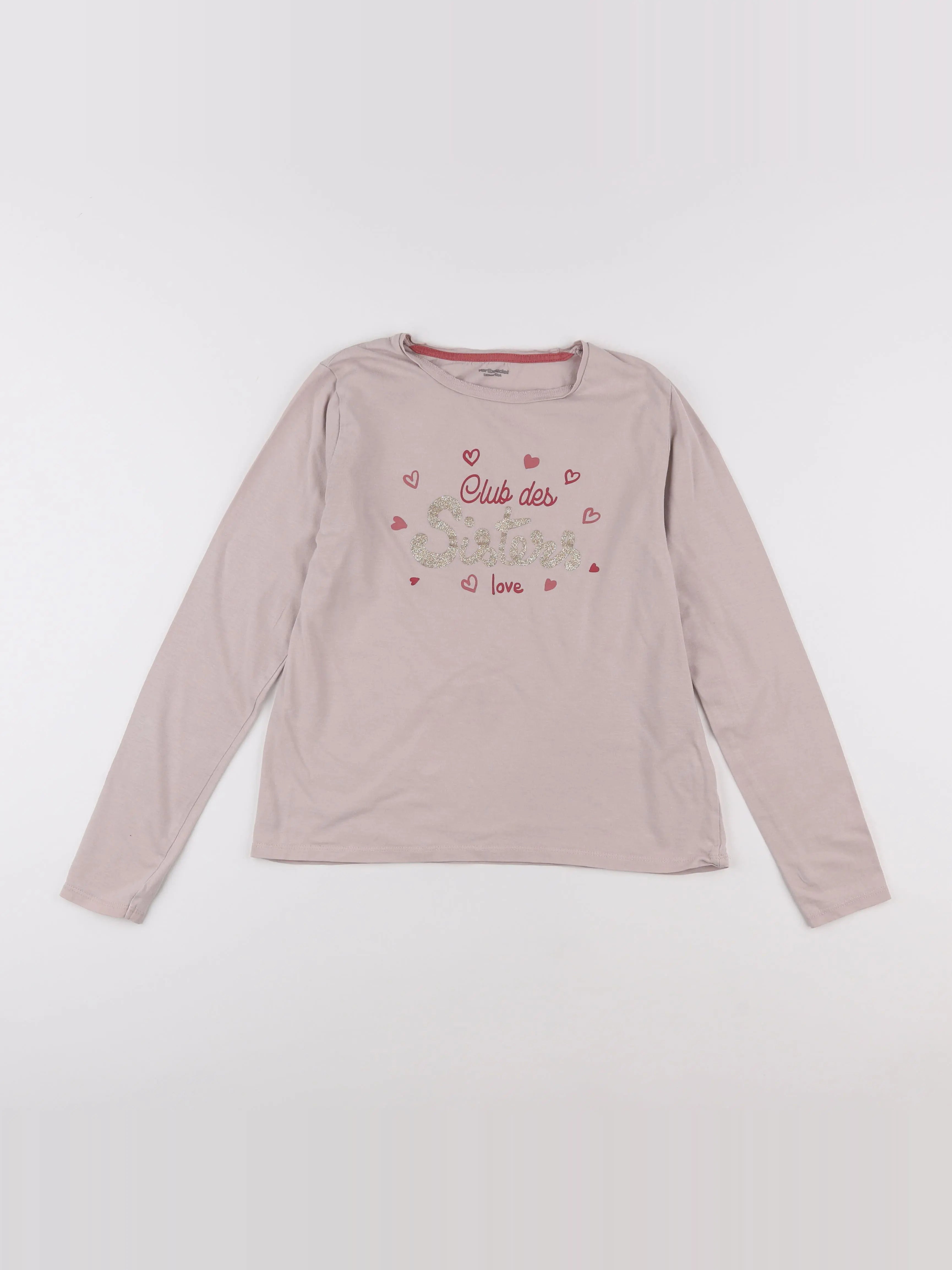 Vertbaudet - tee-shirt rose - 12 ans