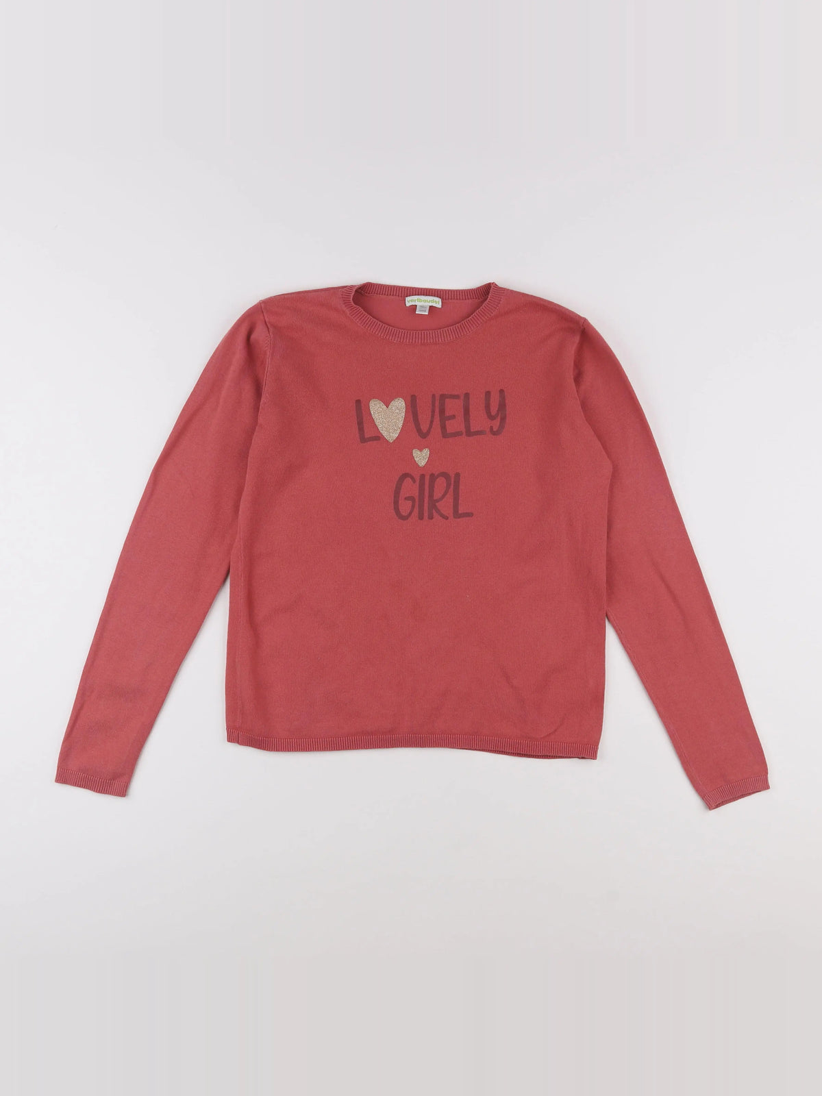 Vertbaudet - pull rose - 12 ans
