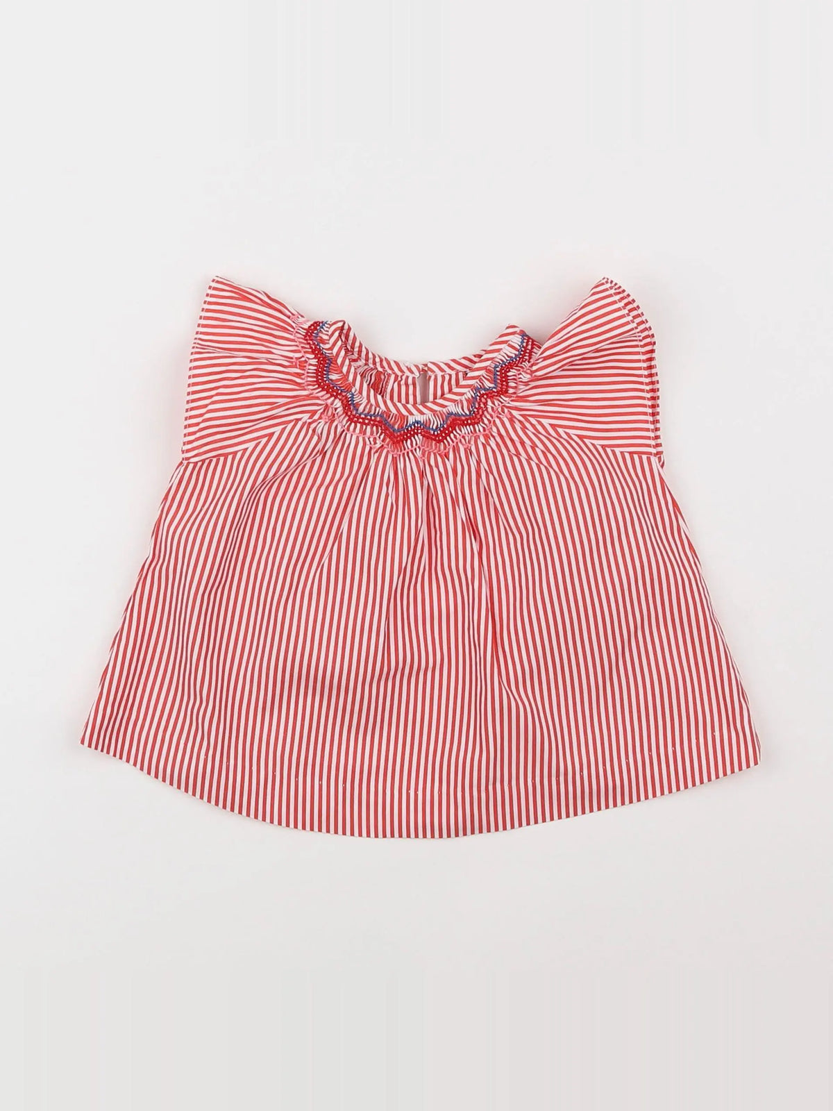 Jacadi - blouse rouge - 6 mois