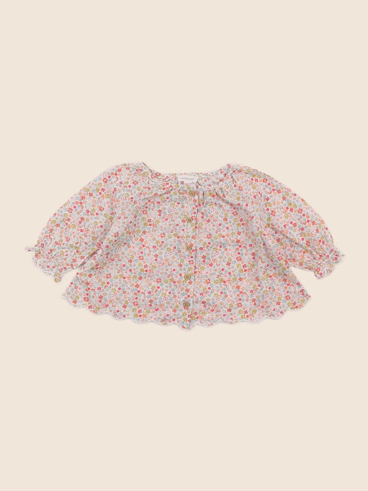 Vertbaudet - blouse multicolore - 3 mois