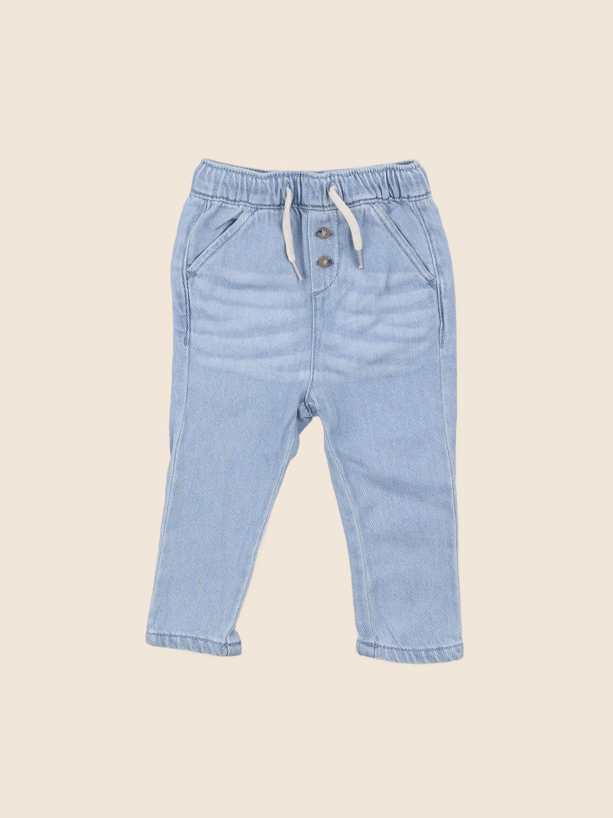 Vertbaudet - jean bleu - 9 mois