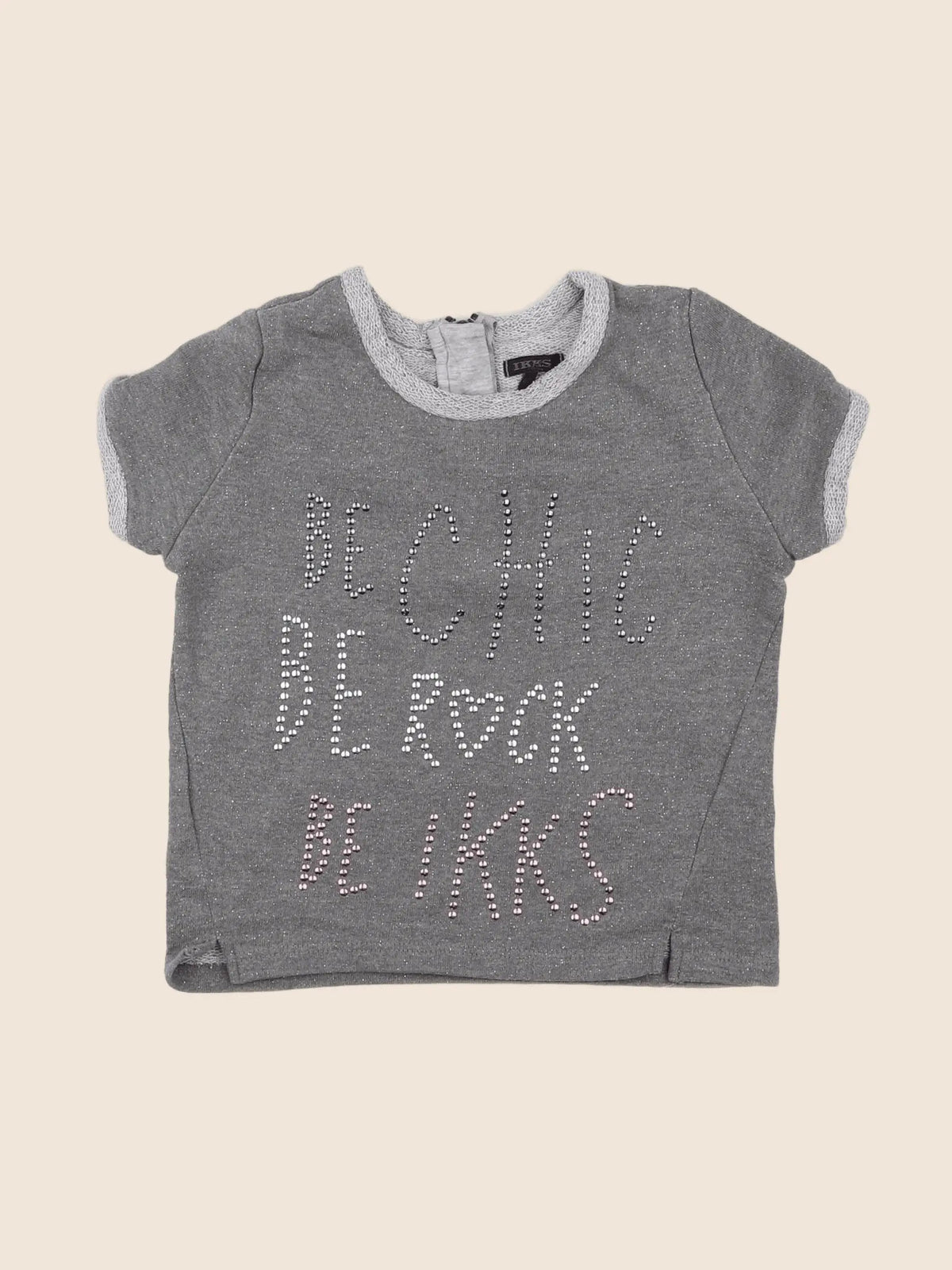 IKKS - sweat gris - 4 ans