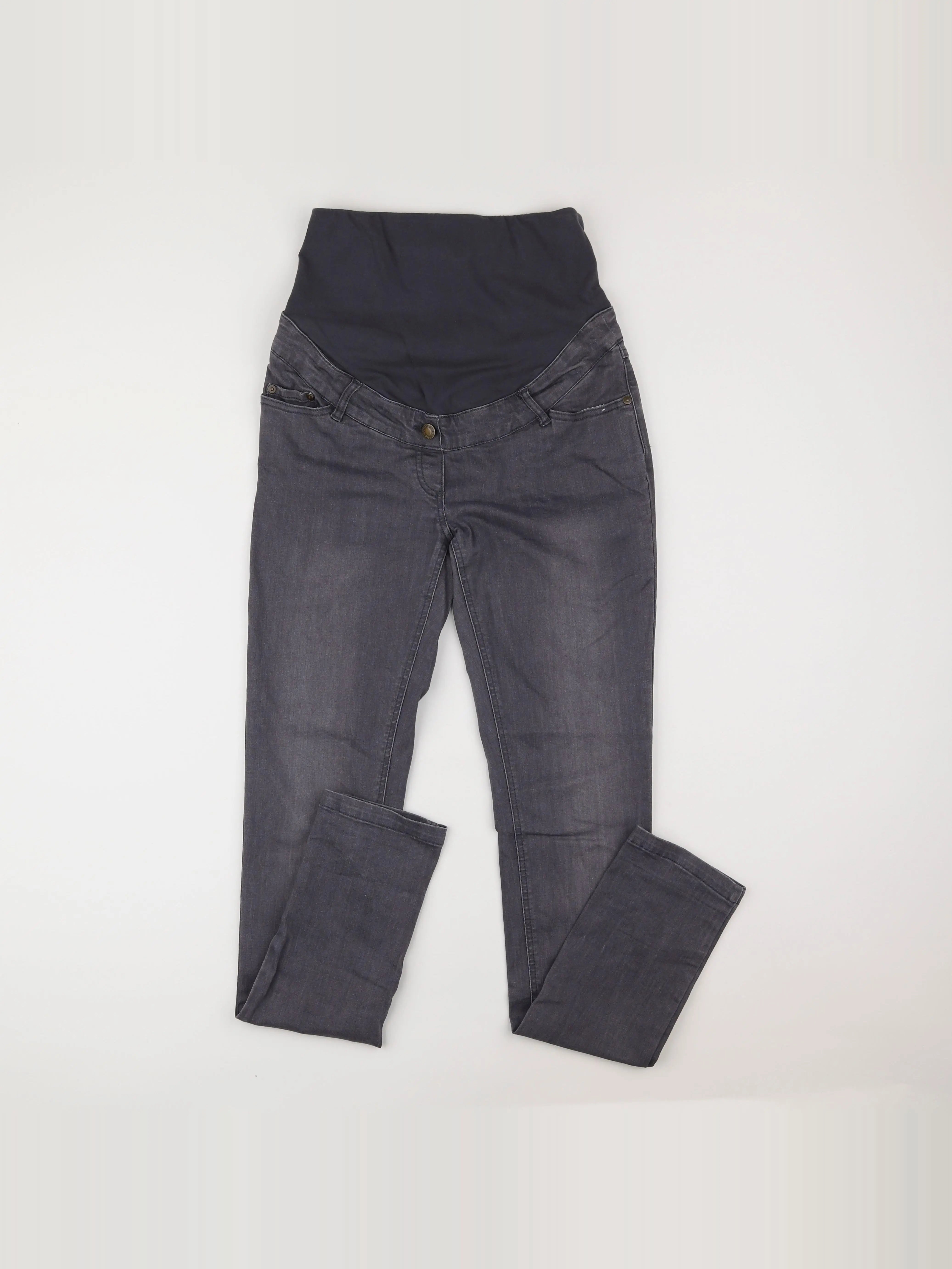 Vertbaudet - jean grossesse gris - 38